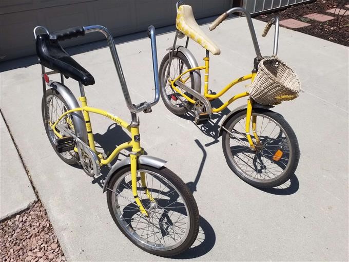 john deere banana seat bike