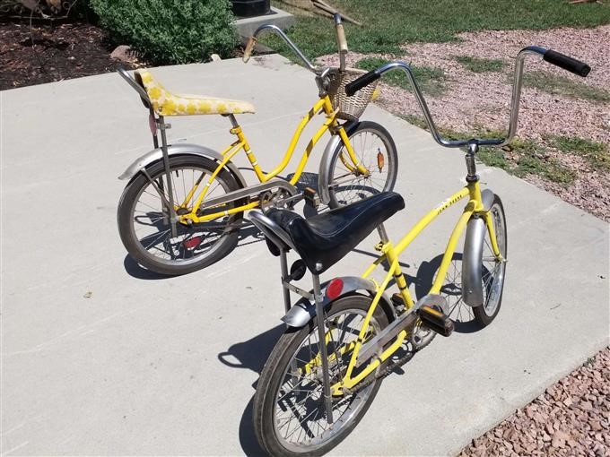 john deere banana seat bike