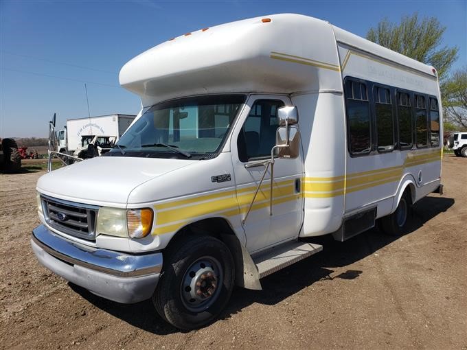 03 Ford Econoline 50 Cutaway Passenger Bus Bigiron Auctions