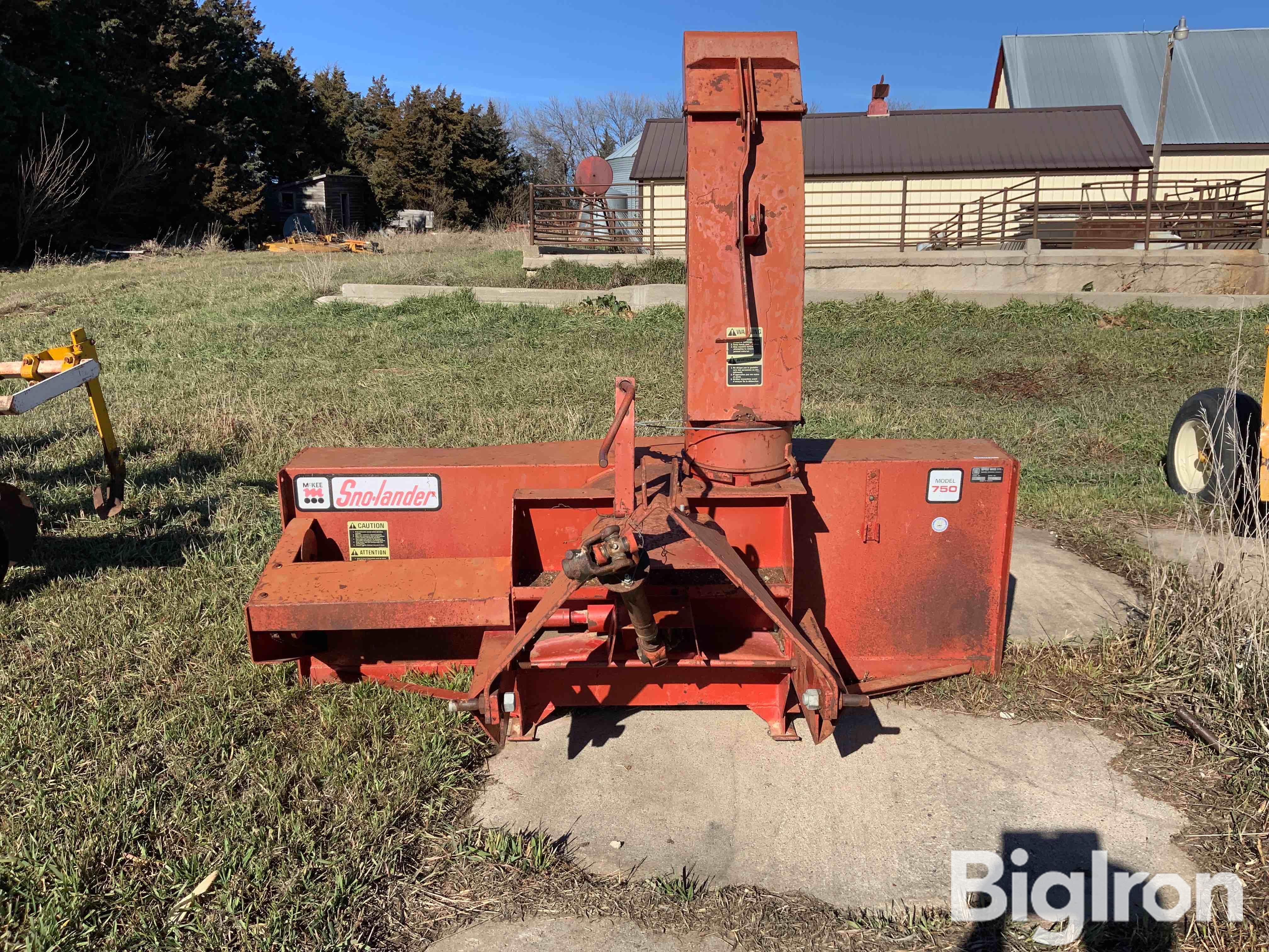 McKee 750 Snow Blower BigIron Auctions