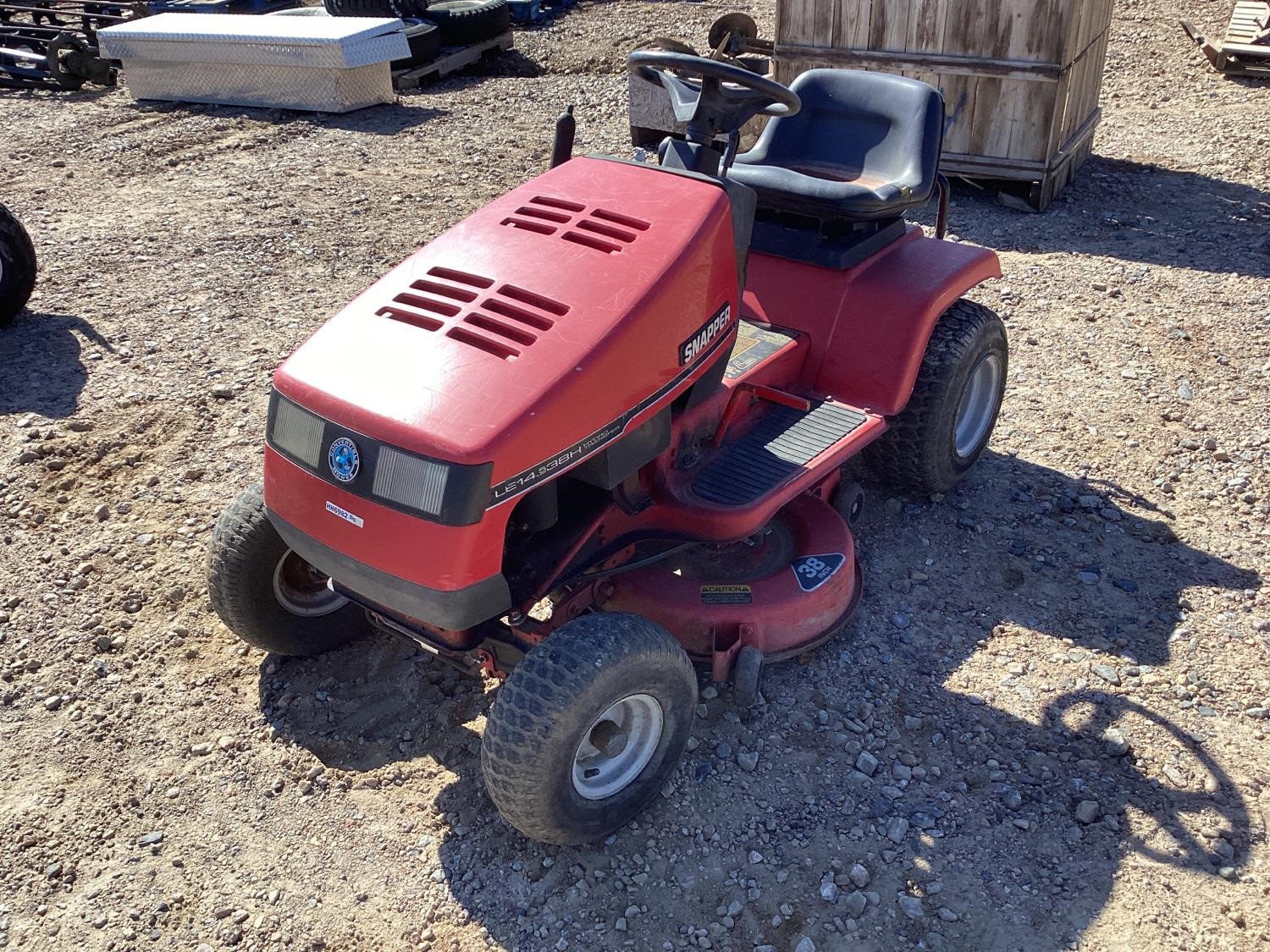 Snapper LE14.538H Riding Lawn Mower BigIron Auctions