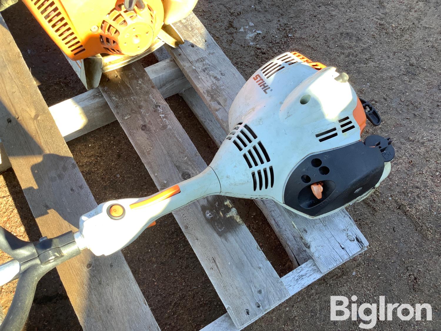 Stihl Fs40c Trimmer And Blower Bigiron Auctions