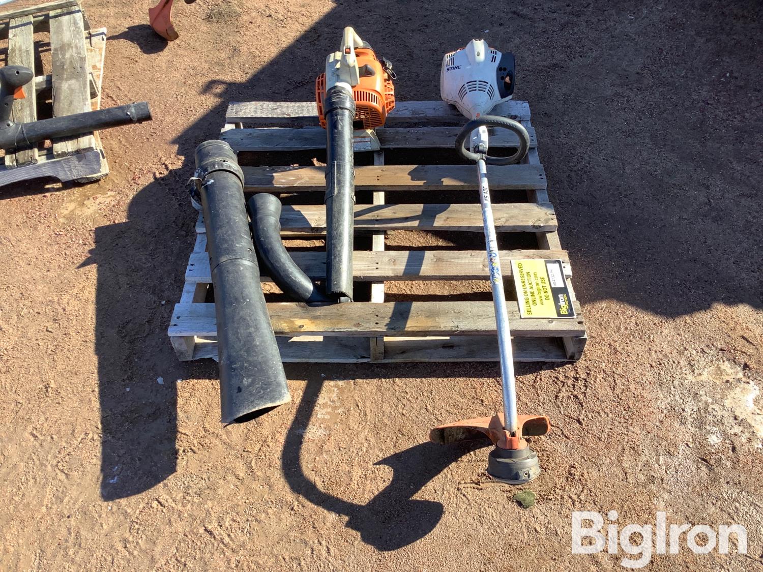 Stihl Fs40c Trimmer And Blower Bigiron Auctions