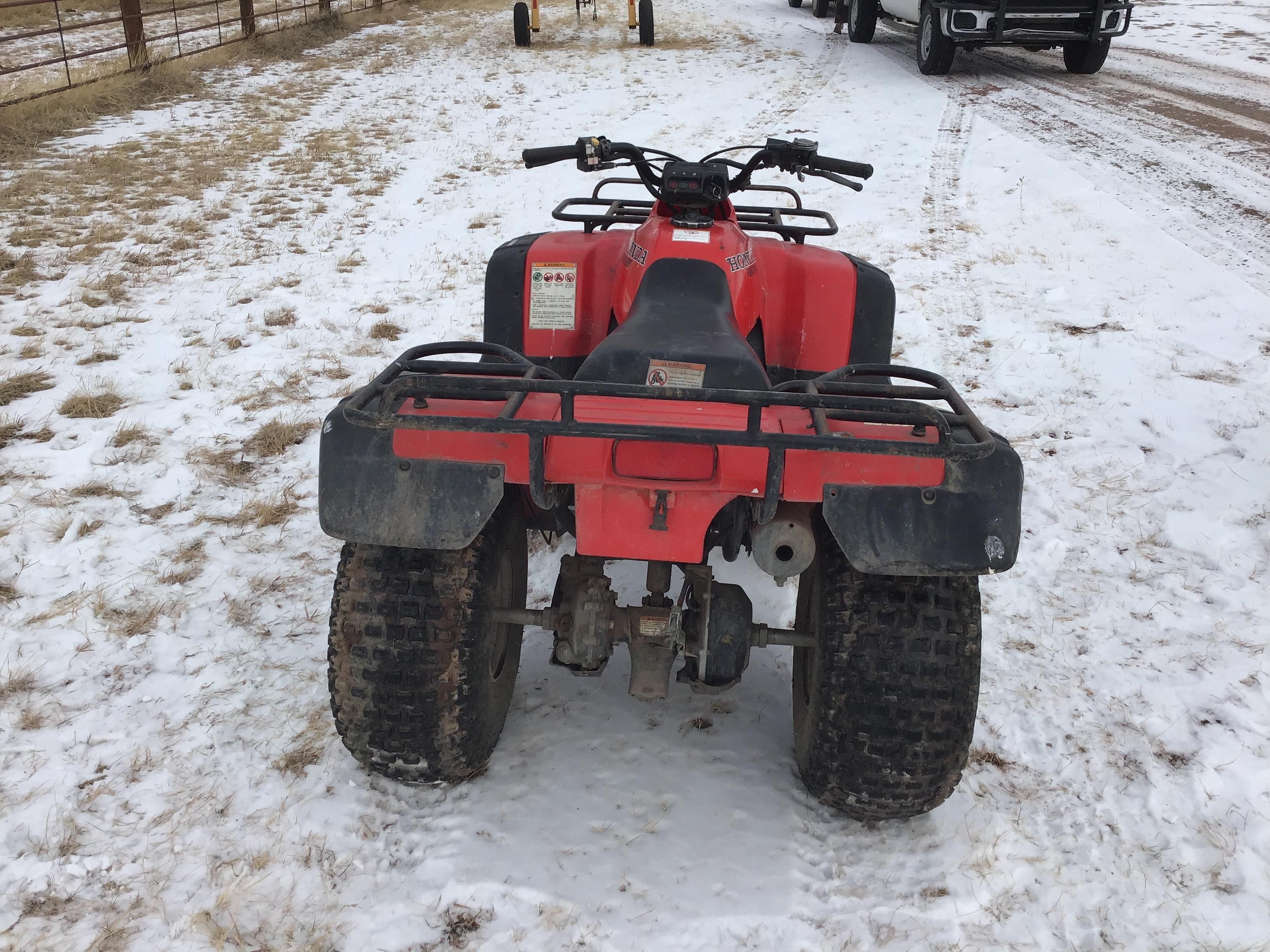 1998 Honda FourTrax 300 2WD 4-Wheeler ATV BigIron Auctions