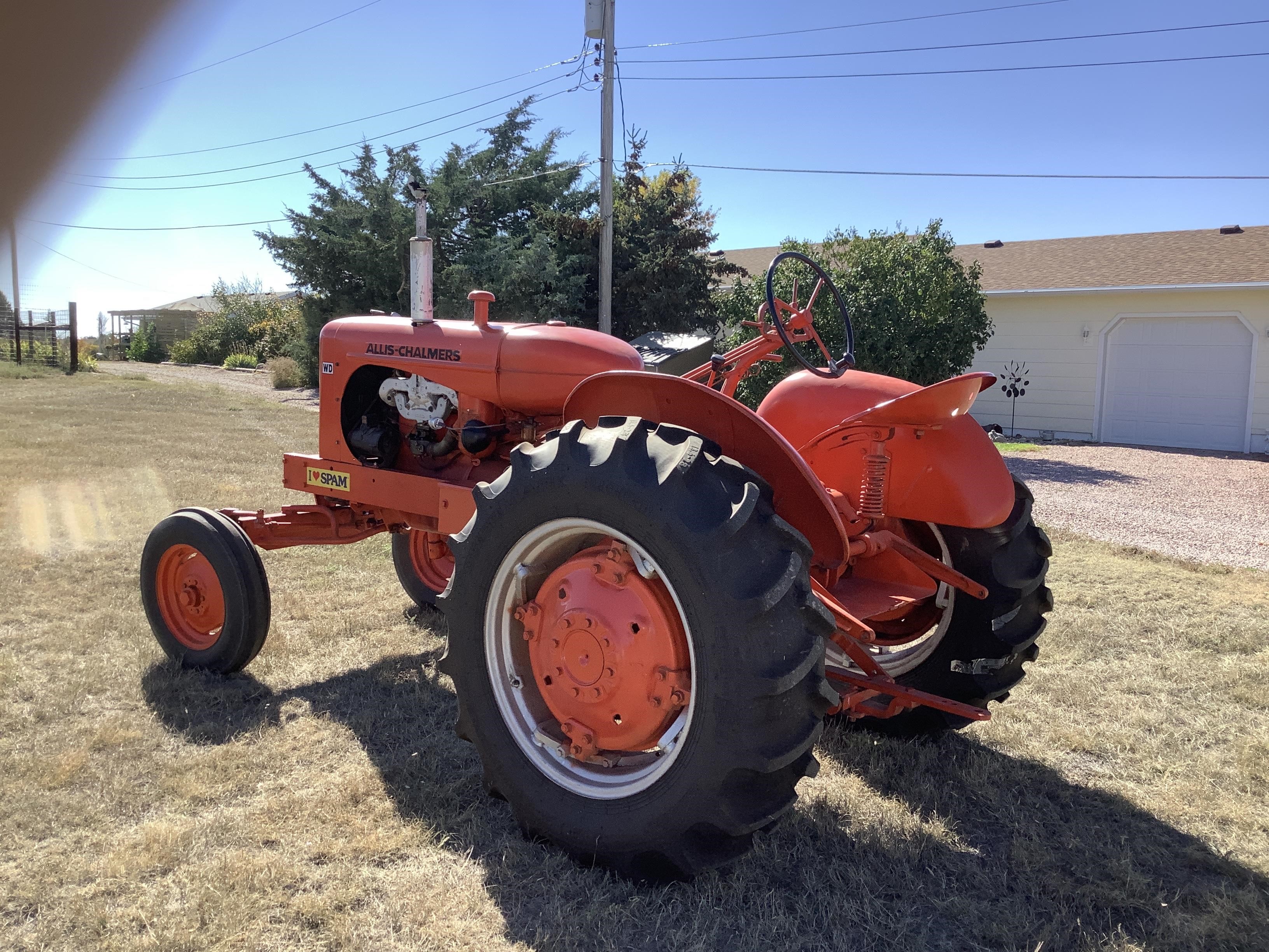 1952 Allis-Chalmers WD 2WD Tractor BigIron Auctions