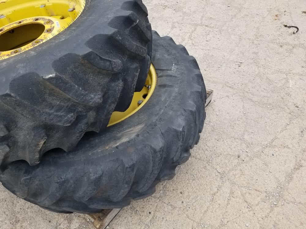 John Deere 380/85R28 Tractor Tires W/Rims BigIron Auctions