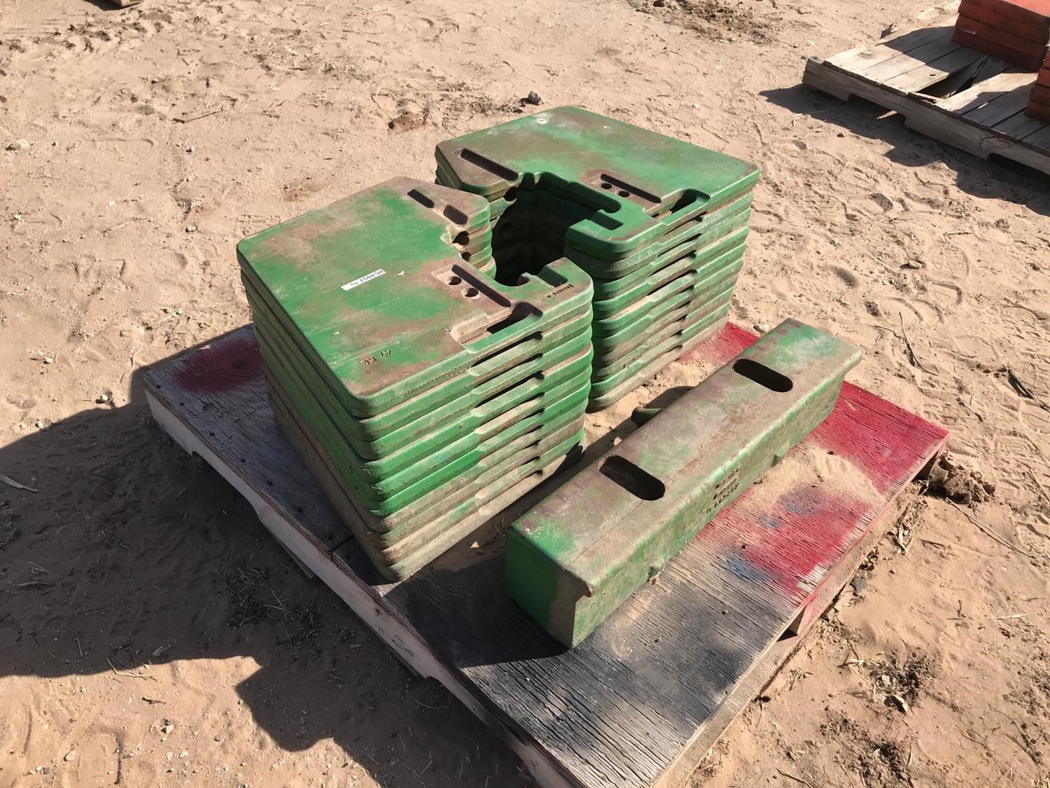 John Deere Tractor Front Suitcase Weights W/Mount BigIron Auctions