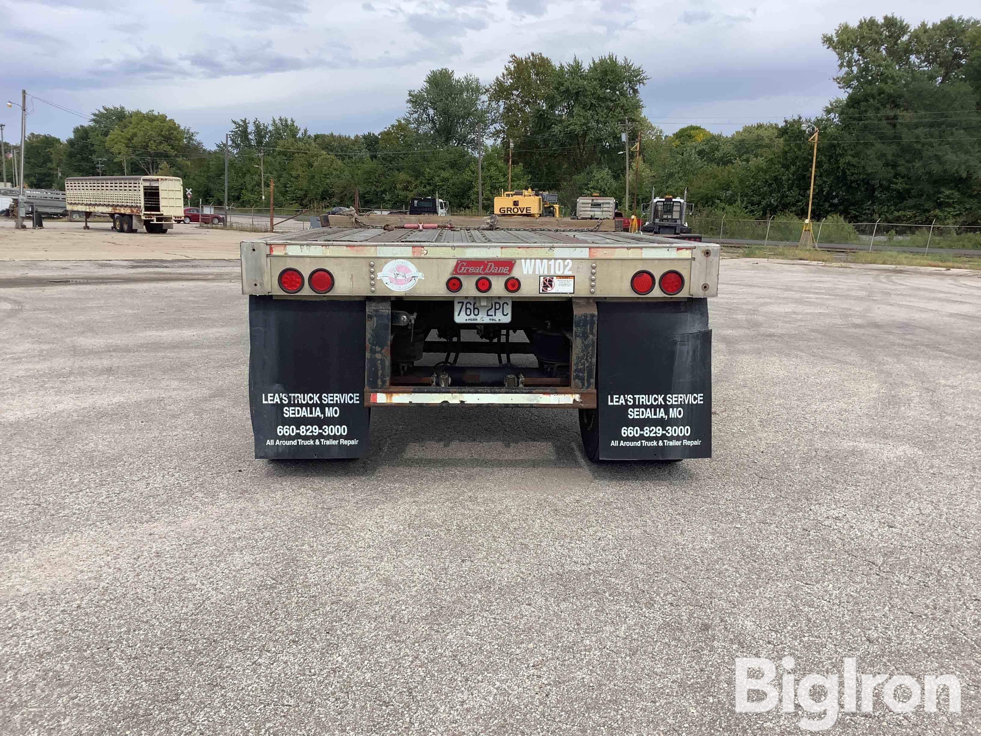 2001 Great Dane GHLWSAR248 48 T A Spread Axle Flatbed Trailer BigIron   2000greatdaneghlwsar24848ftflatbedtrailer B6ba1e98459f4ccb9a87767b3b445bcf 