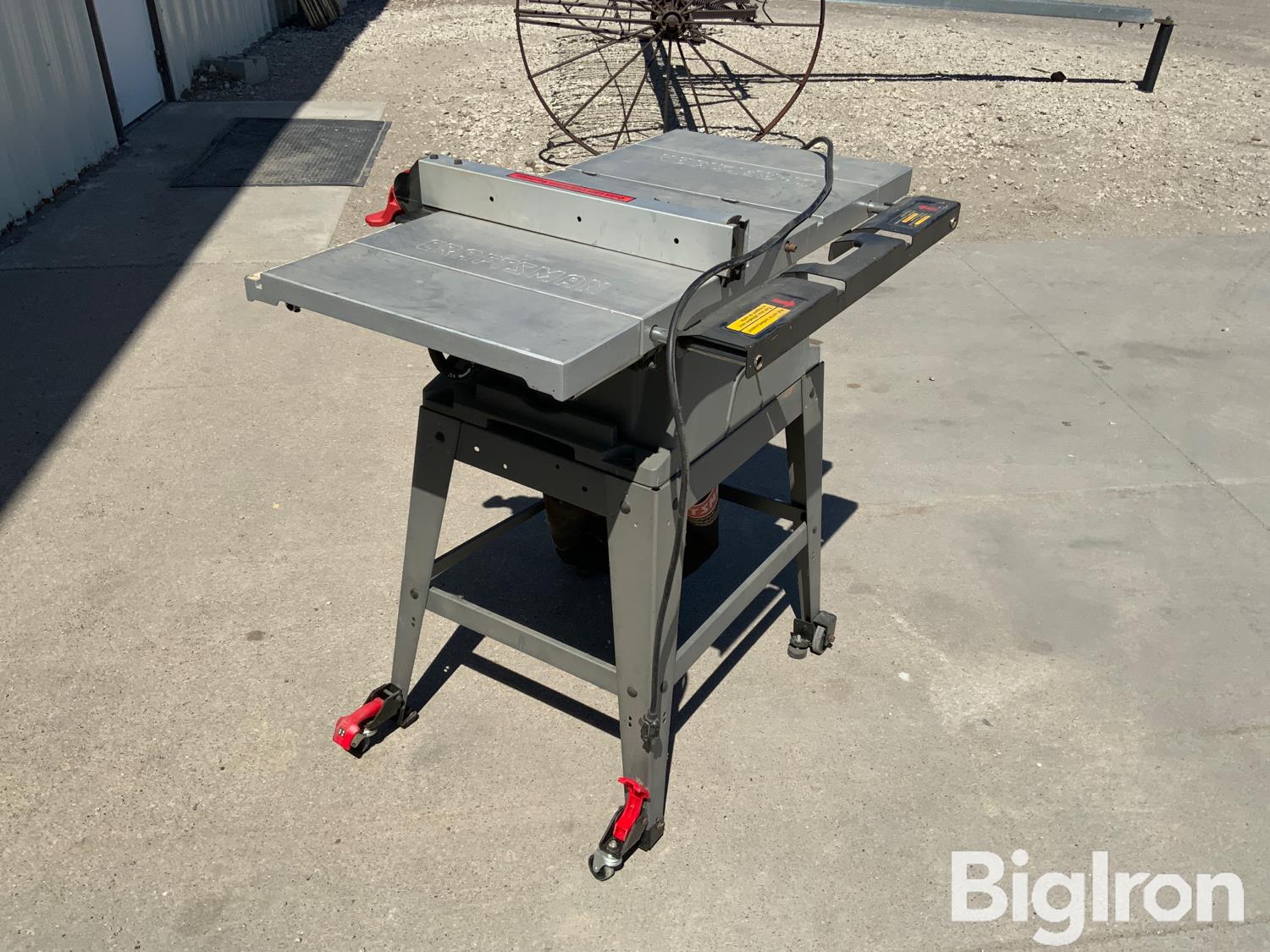 Craftsman 3.0 10” Table Saw On 4 Wheel Cart BigIron Auctions