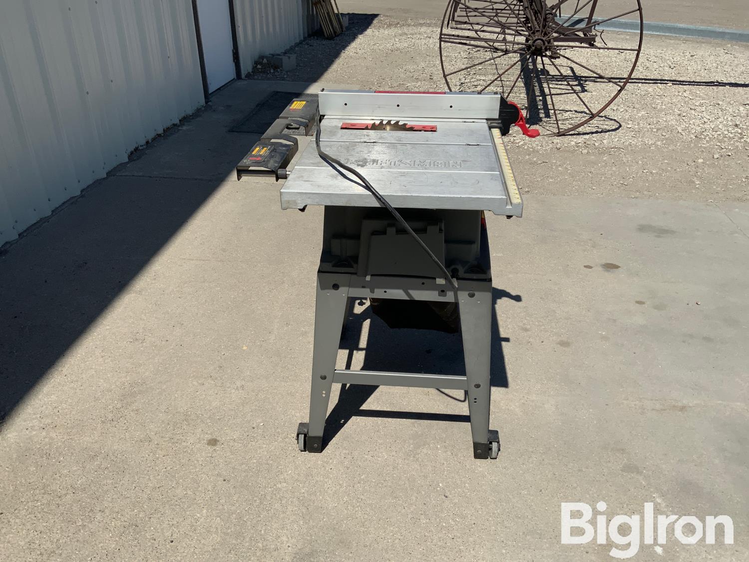 Craftsman 3.0 10” Table Saw On 4 Wheel Cart BigIron Auctions