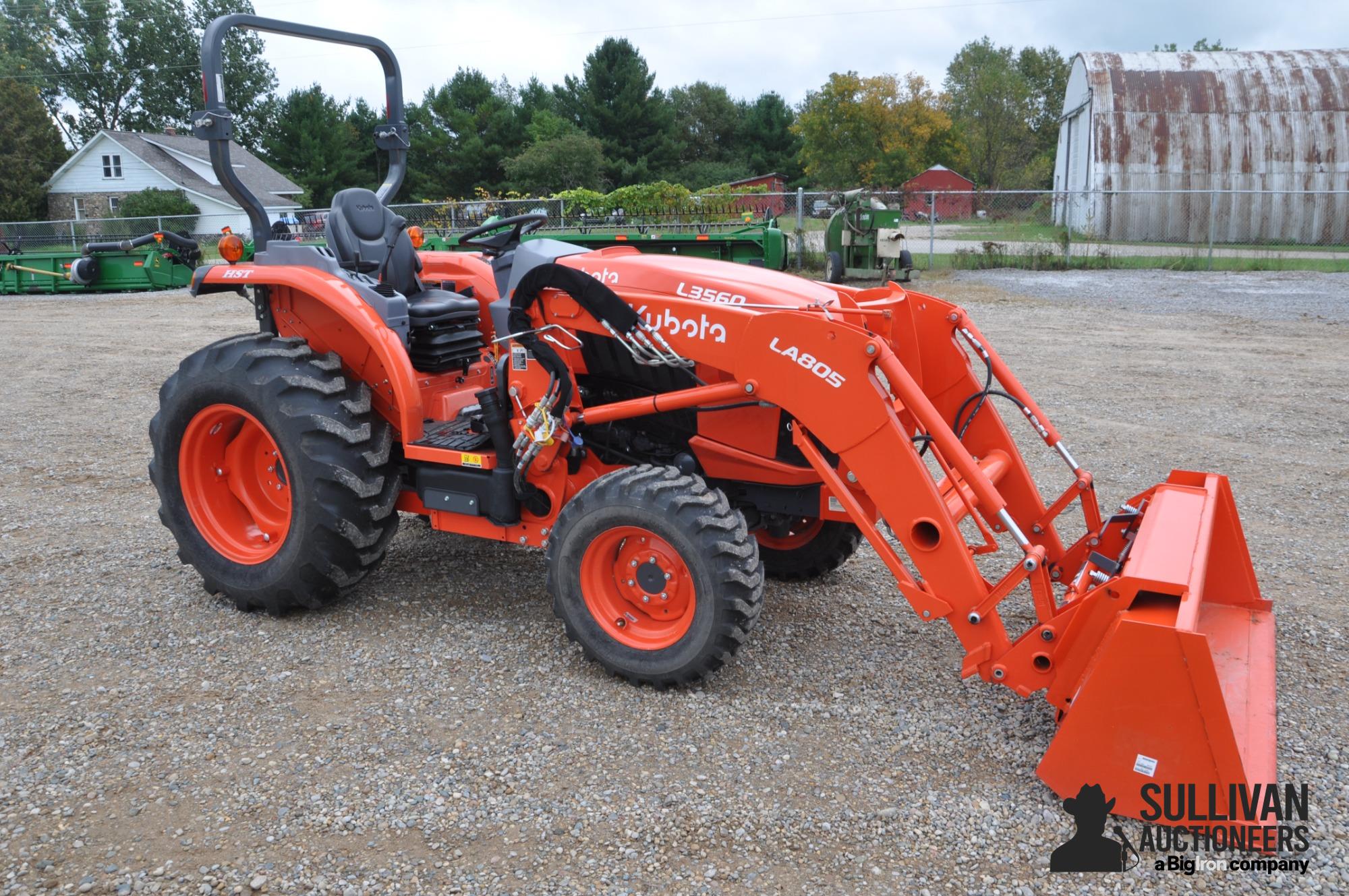 2021 Kubota L3560 MFWD Compact Utility Tractor W/Loader BigIron Auctions