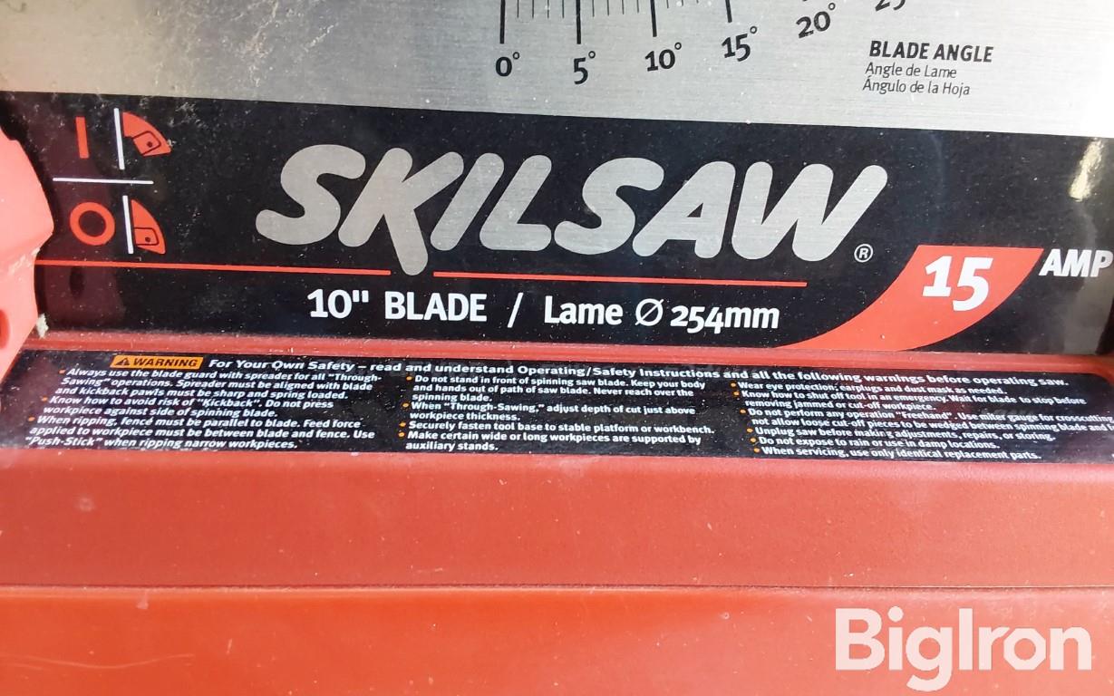 Skil 3400 10 Table Saw Bigiron Auctions