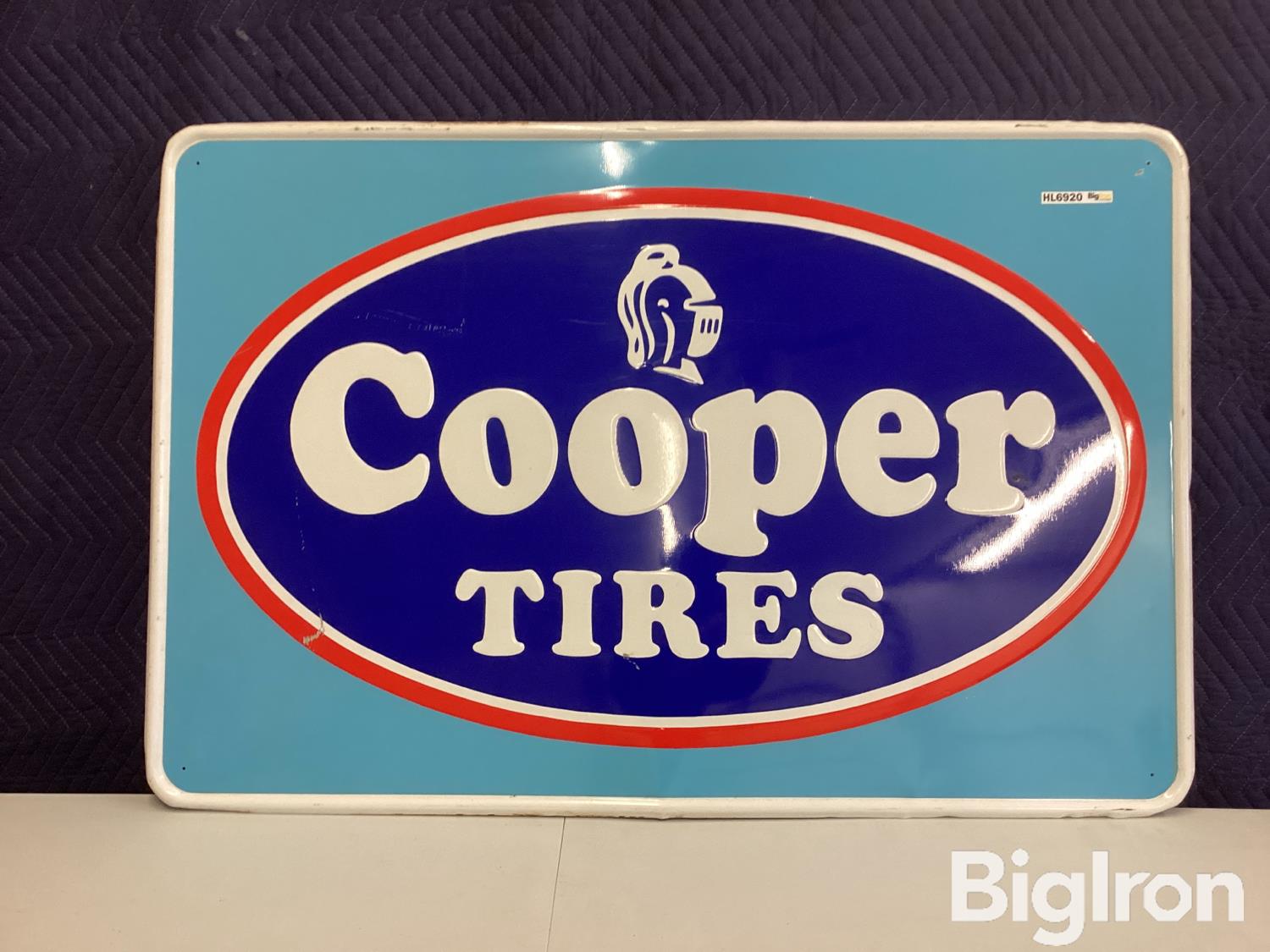 Cooper Tires Sign BigIron Auctions