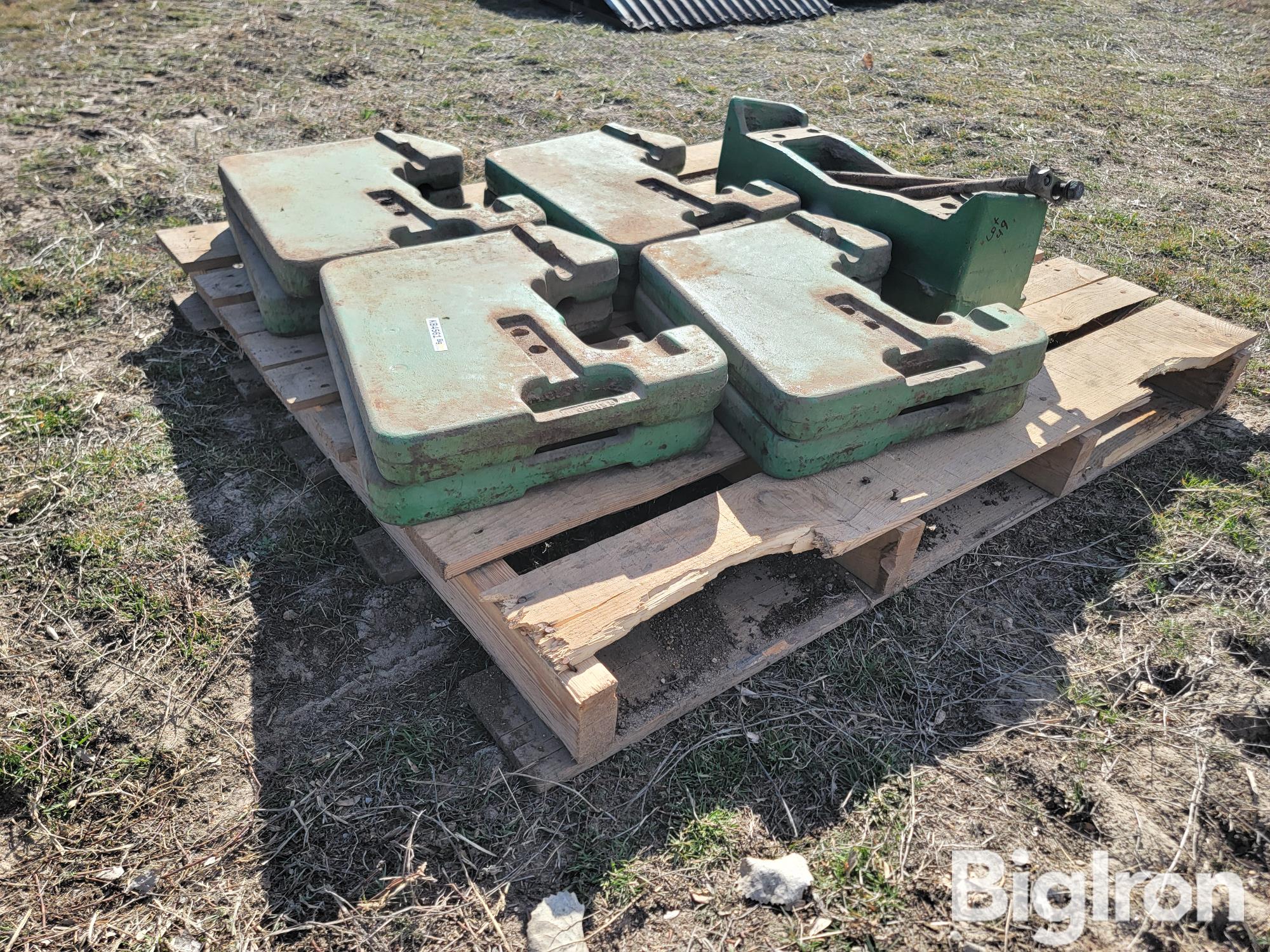 John Deere R51680 Suitcase Weights W/Mounting Bracket BigIron Auctions