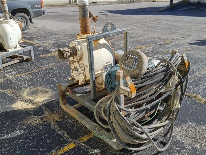 Gorman Rupp T4A3S-B Pump With Electric Motor BigIron Auctions