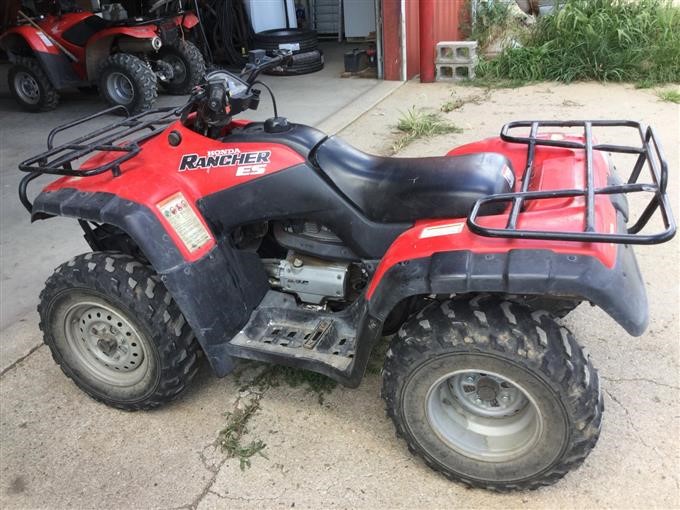 2002 Honda TRX350FE Four Trax Rancher ATV BigIron Auctions