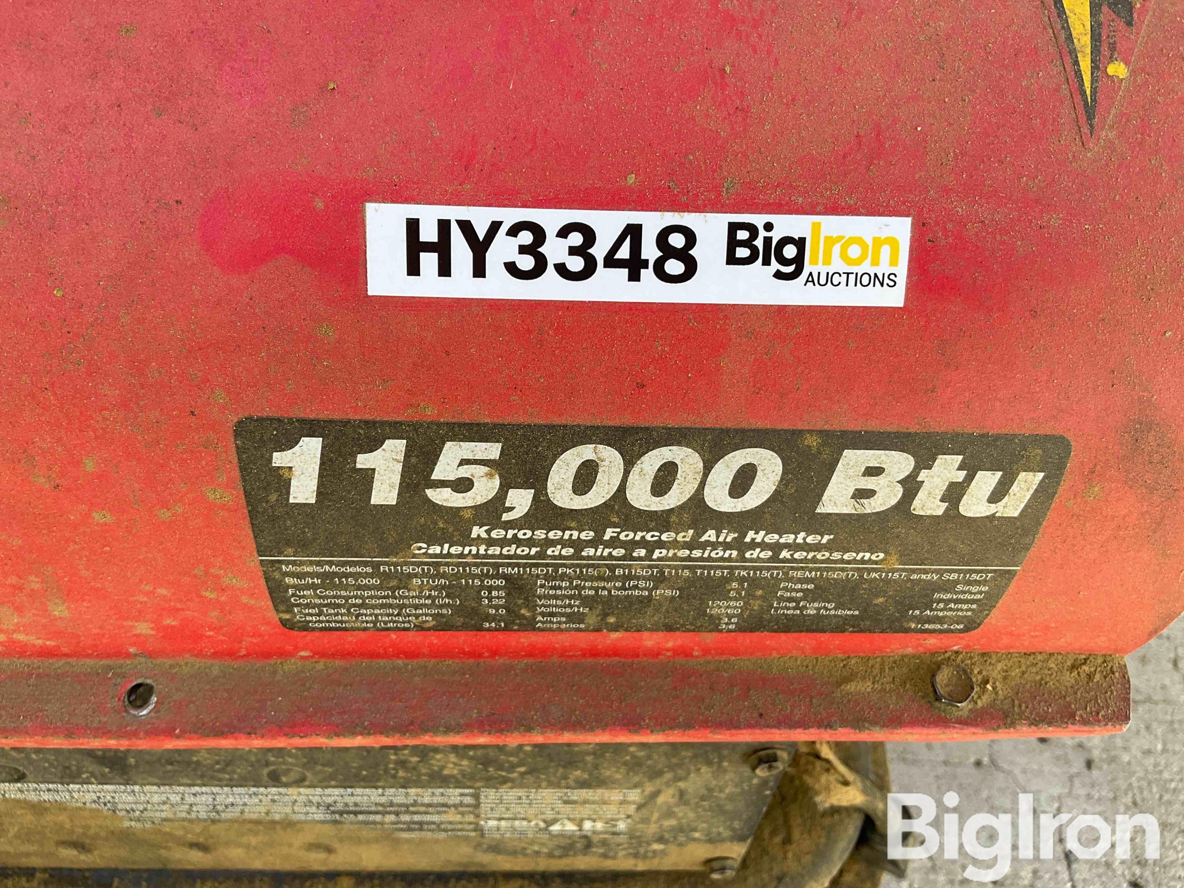 Heat Hog HH-175-KFA Heater And Lights BigIron Auctions