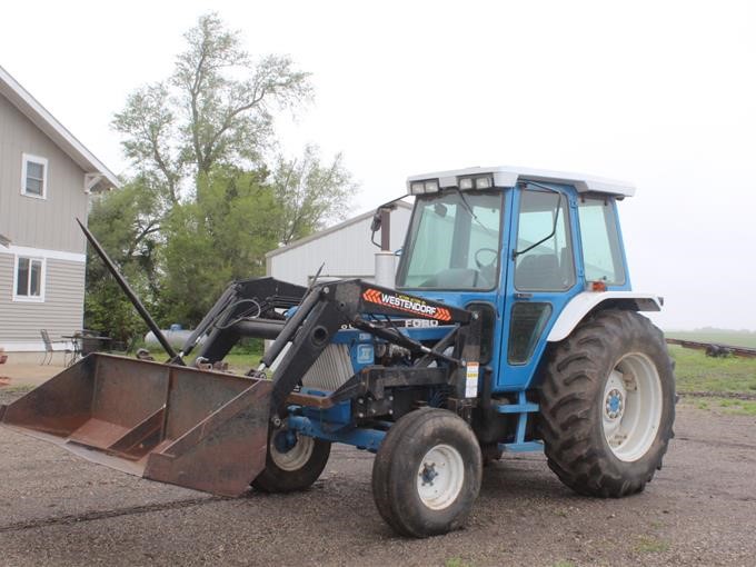 19 Ford 6610 Ii 2wd Tractor W Loader Bigiron Auctions