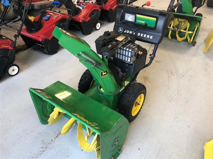 2001 John Deere 1128de 2 Stage Snowblower Bigiron Auctions 