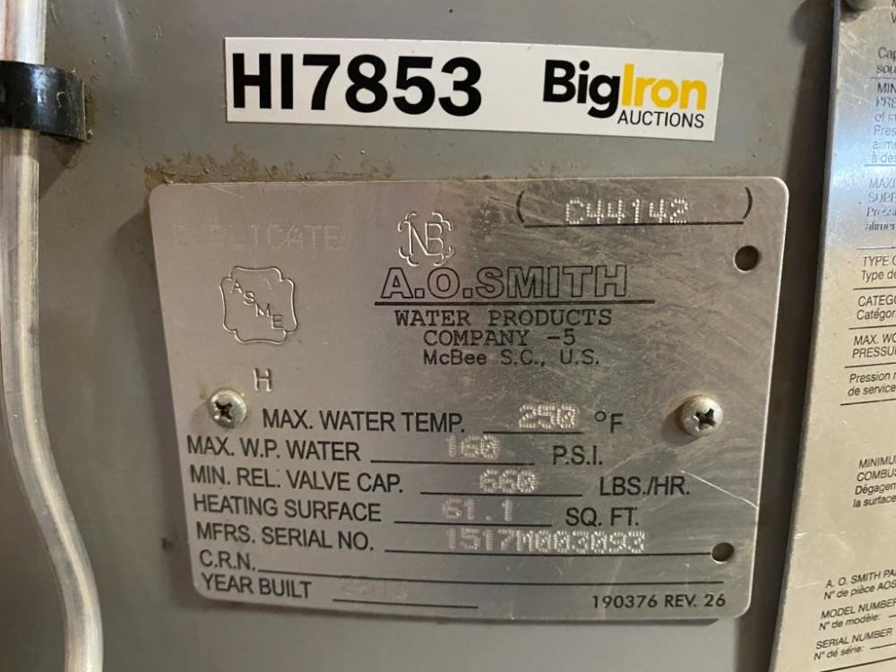 HW-670 Burkay, 660,000 BTU Commercial Circulating Gas Hot Water