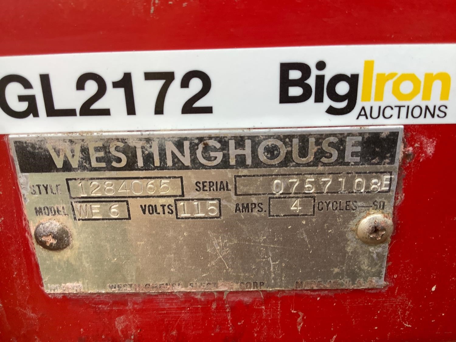 Westinghouse we6 sales