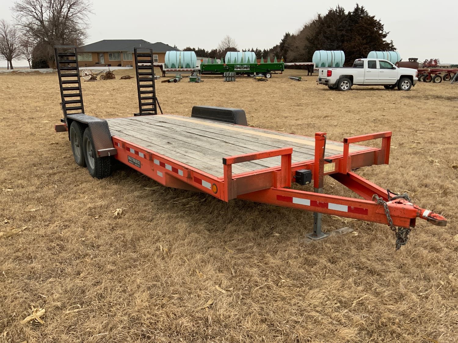 2005 Eagle Trailer 20’ft T/A Flatbed Trailer BigIron Auctions