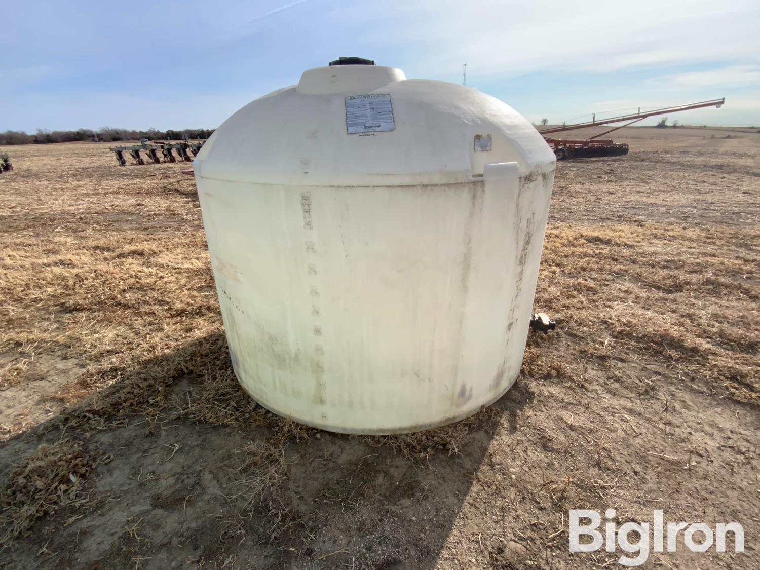 Snyder 1500 Gallon Tank BigIron Auctions