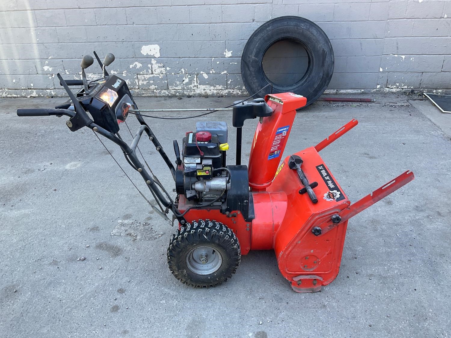 Ariens 920021 24” Walk-Behind Snowblower BigIron Auctions