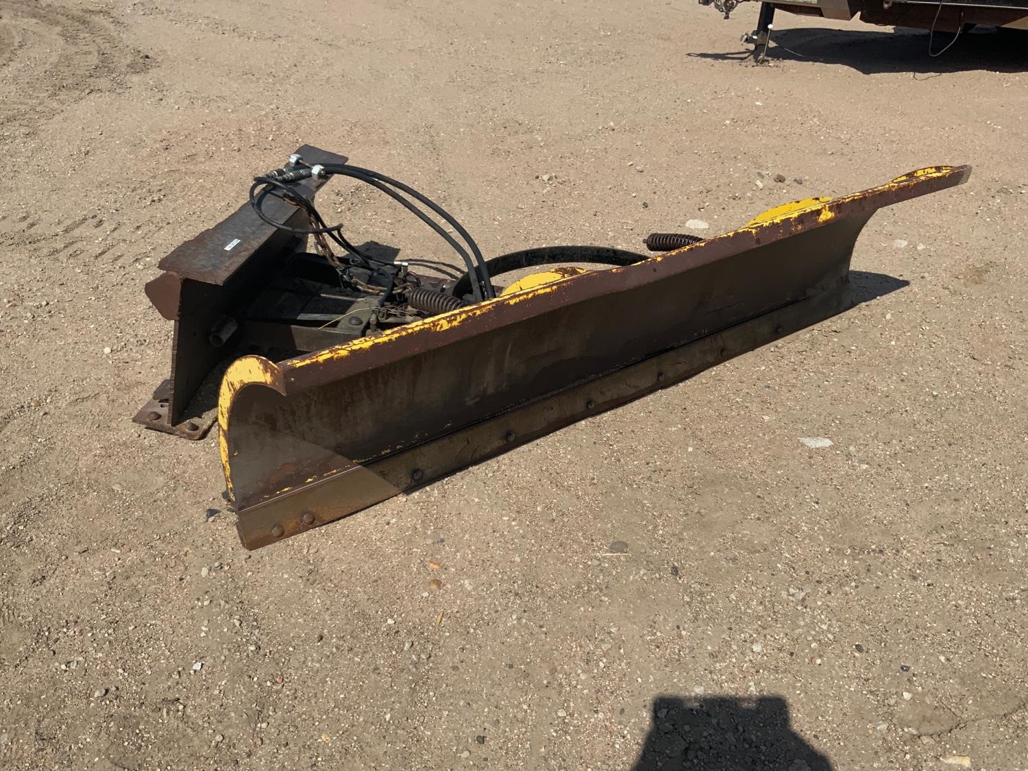 8’ Hydraulic Angle Plow For Skid Steer BigIron Auctions