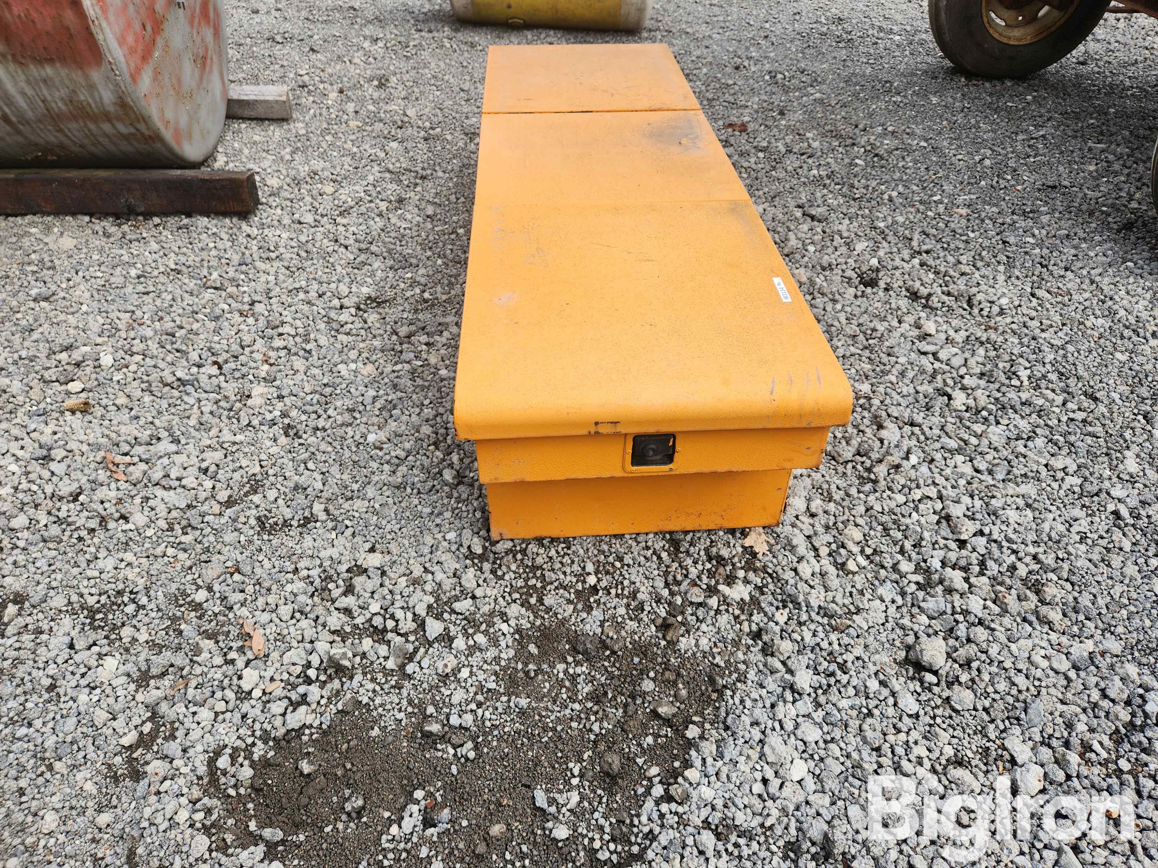 Orange truck online tool box