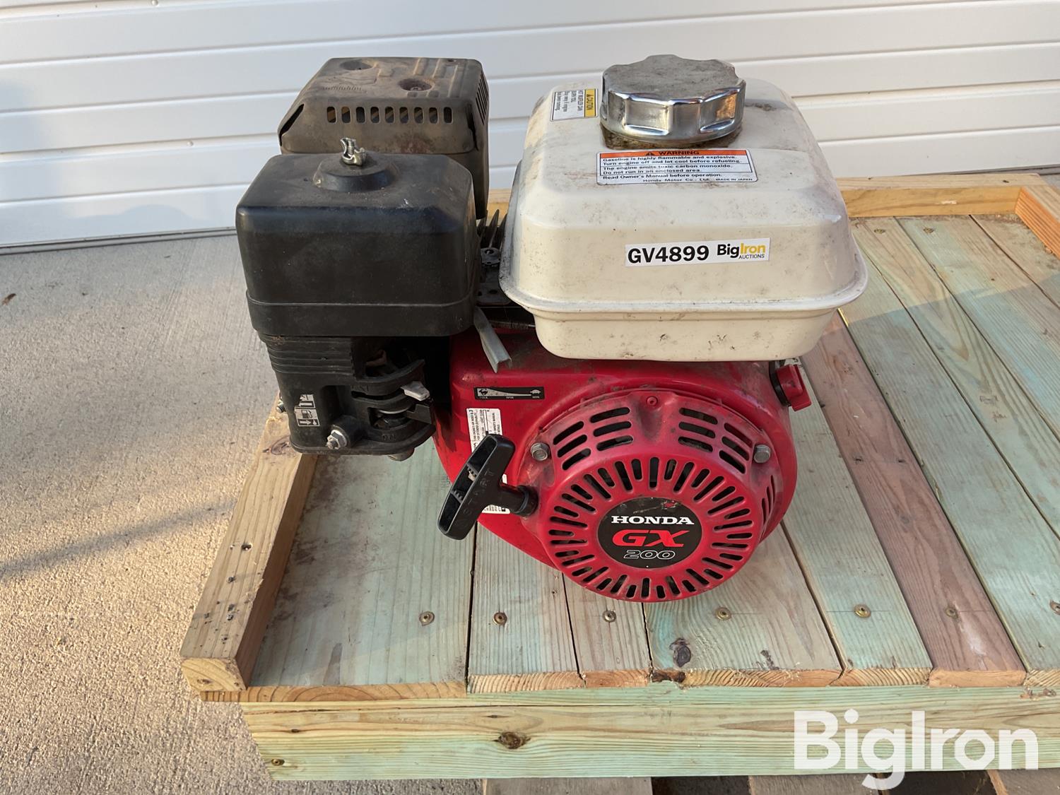 Honda GX200 Horizontal Shaft Gas Engine BigIron Auctions