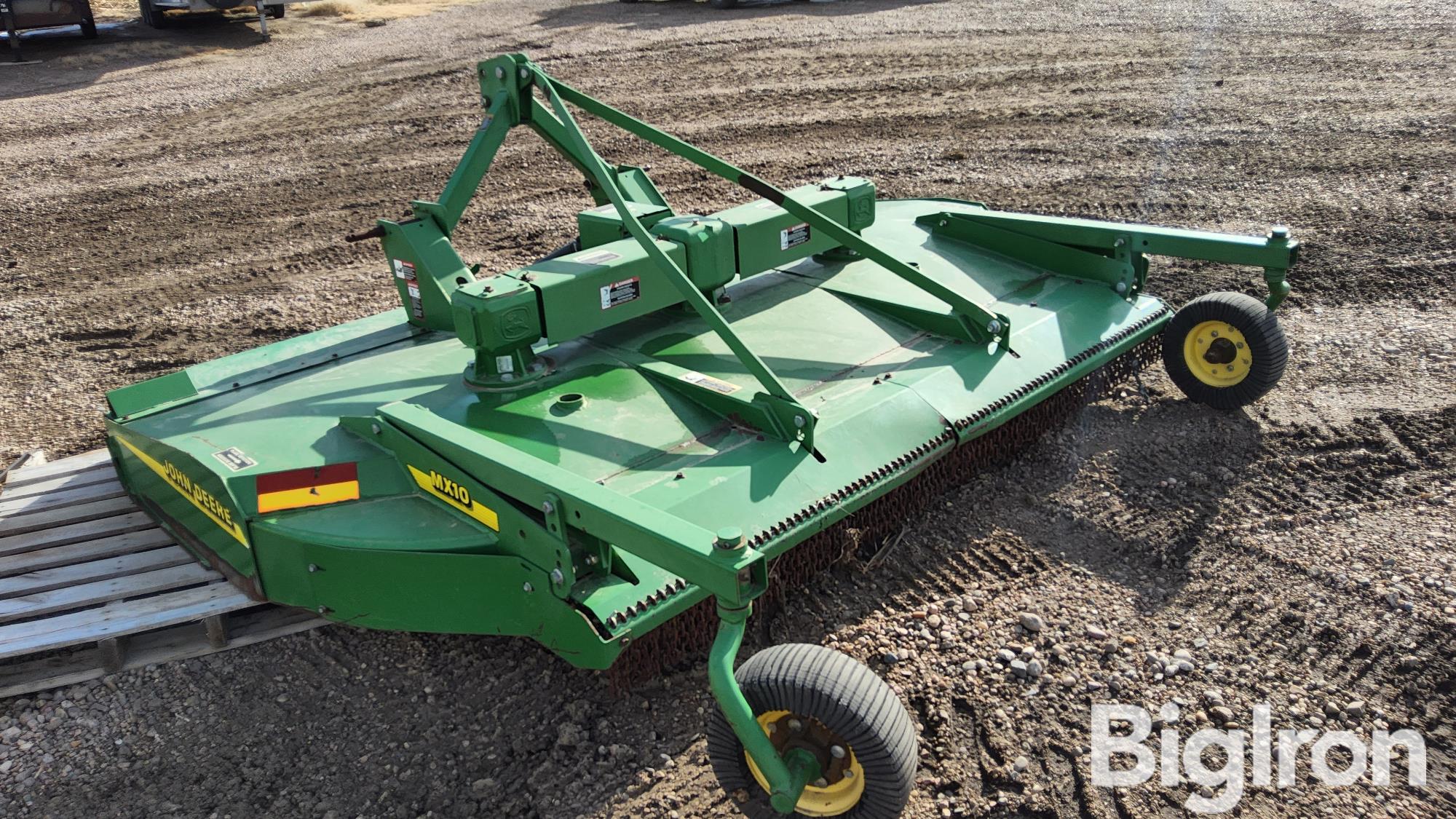 John Deere MX10 10' Shredder BigIron Auctions