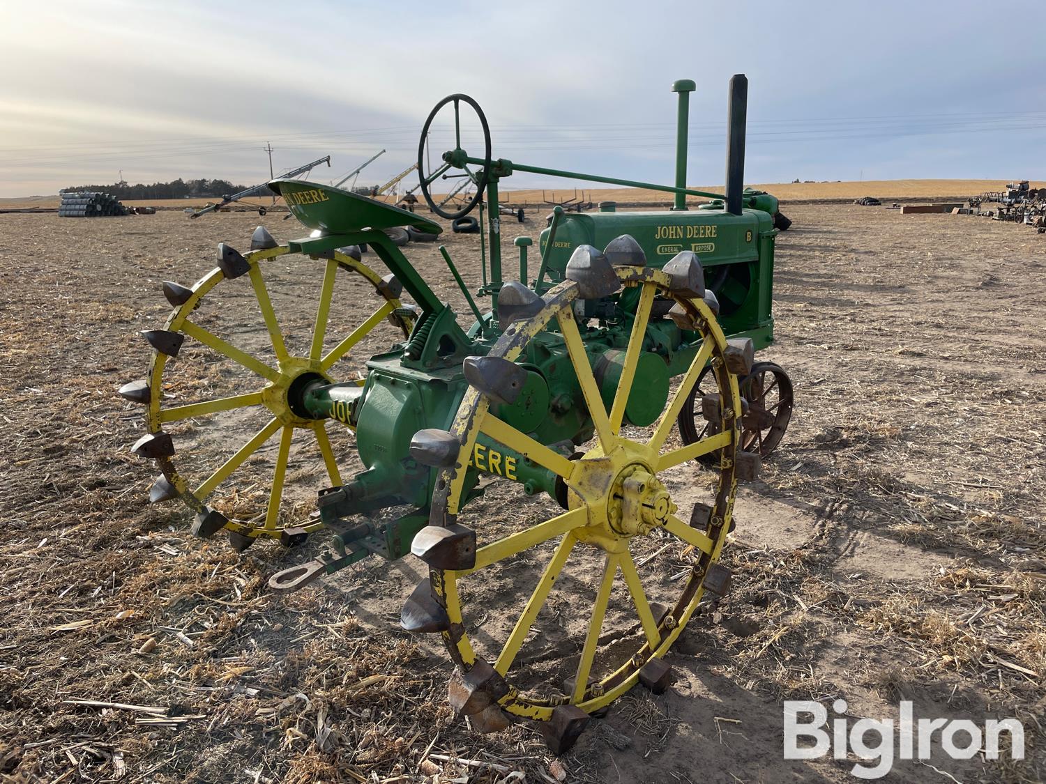 1935 John Deere Model B "All-Fuel" 2WD Tractor BigIron Auctions