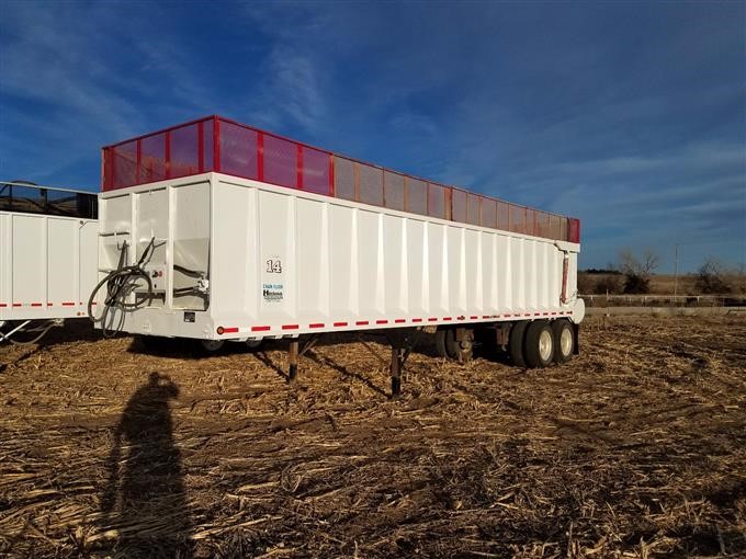2015 Hitchcock Apl 36 T A Chain Floor Silage Trailer Bigiron Auctions