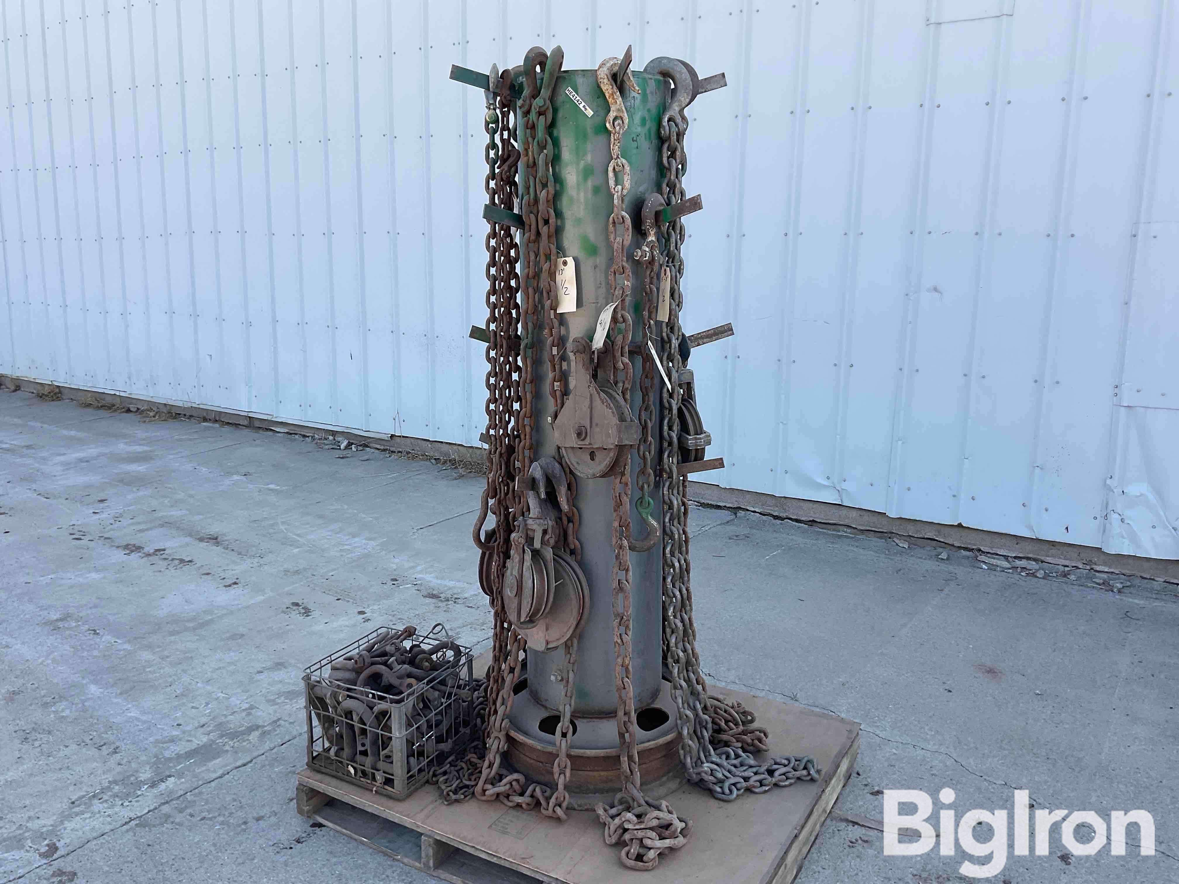 Pneumatic Hose Reel, Toolboxes, Chain Binder, & Misc BigIron Auctions