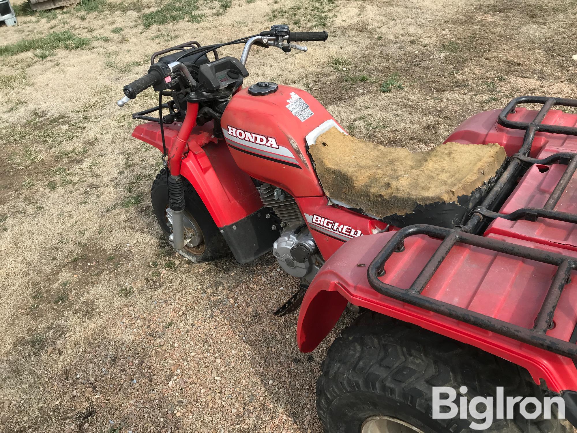 1985 Honda Atc250es Big Red 2wd 3 Wheeler Atv Bigiron Auctions 9542