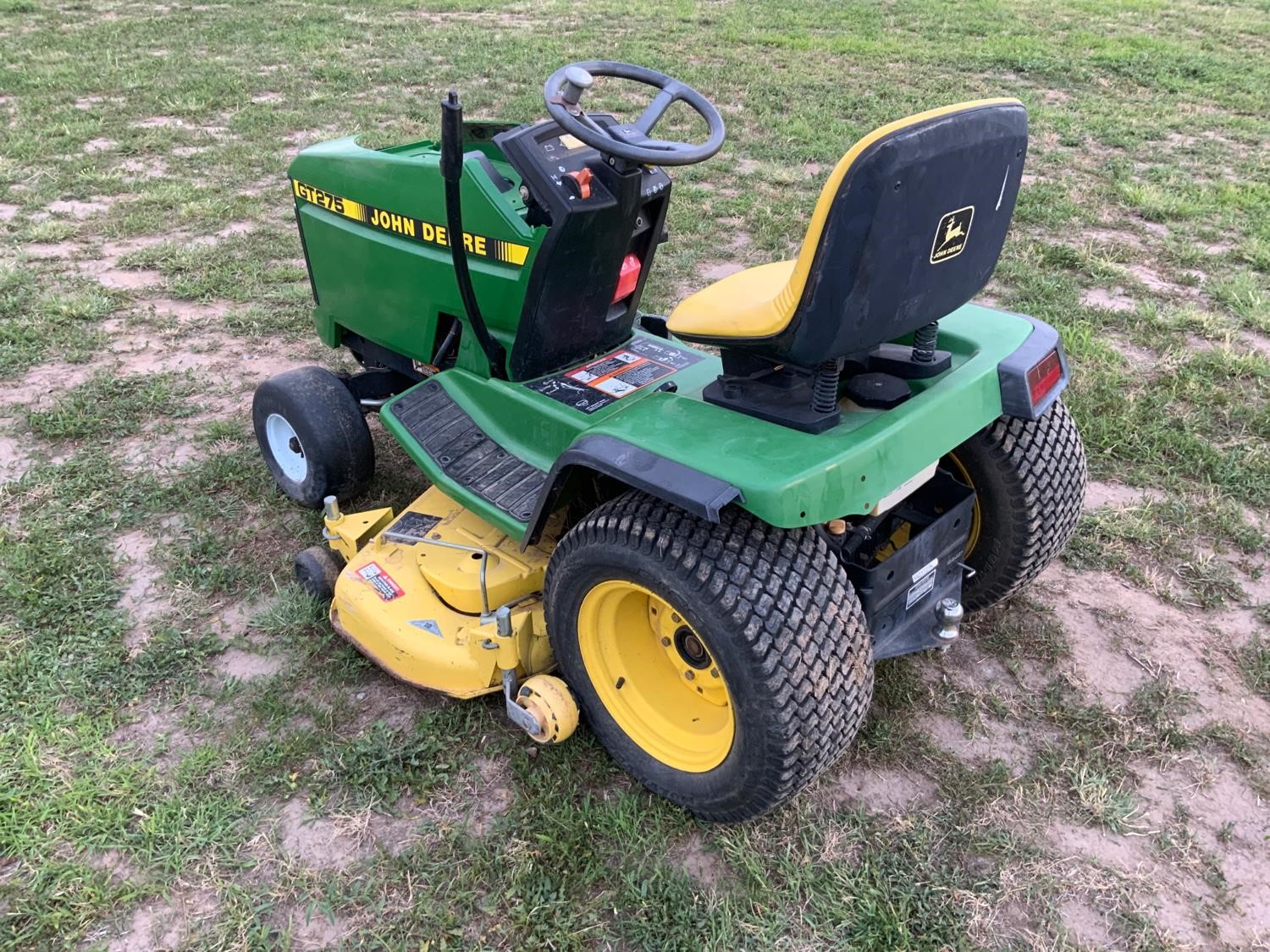 John Deere GT275 Lawn Tractor W/Mower Deck BigIron Auctions