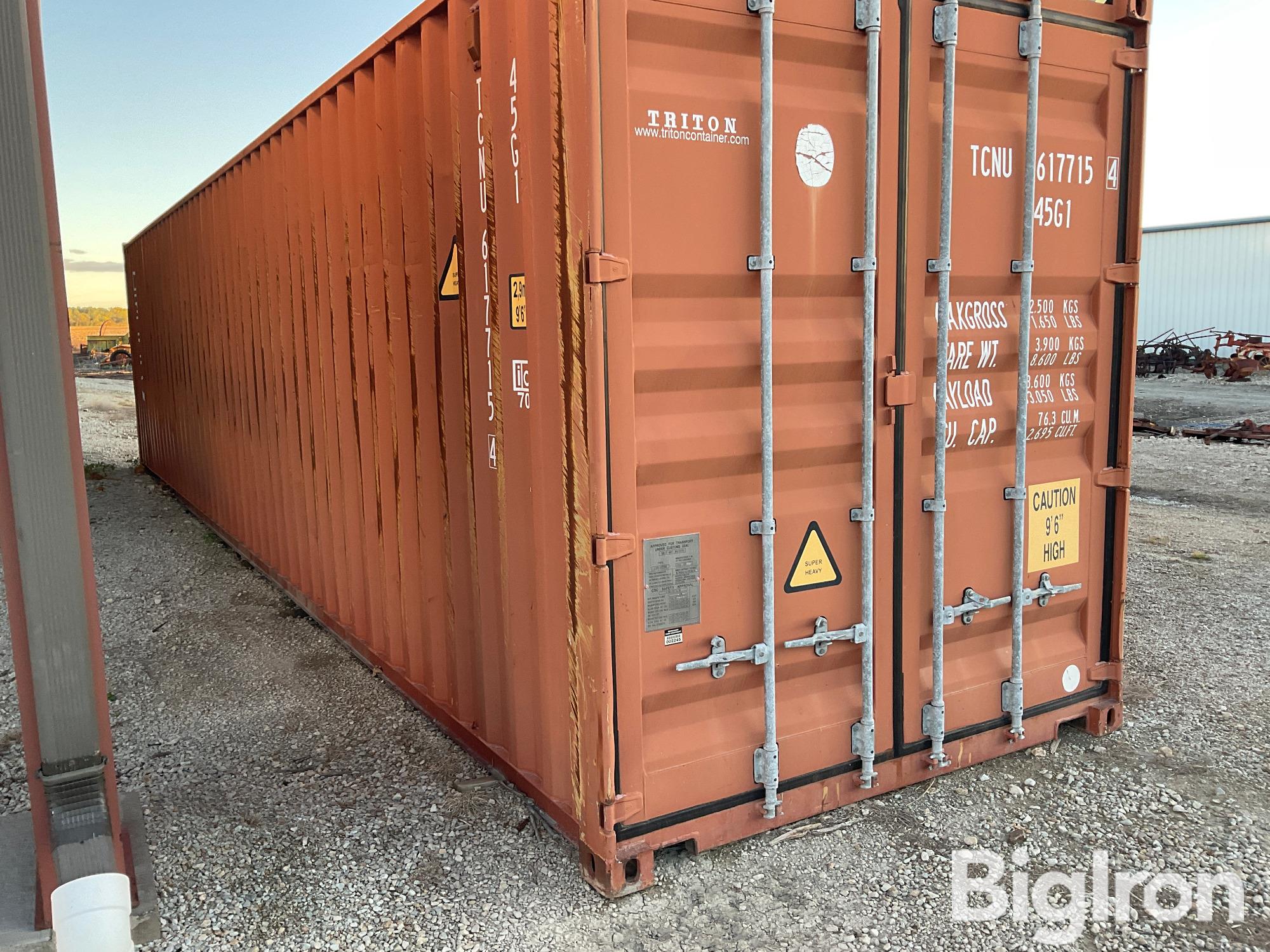 Triton 40' Shipping Container BigIron Auctions