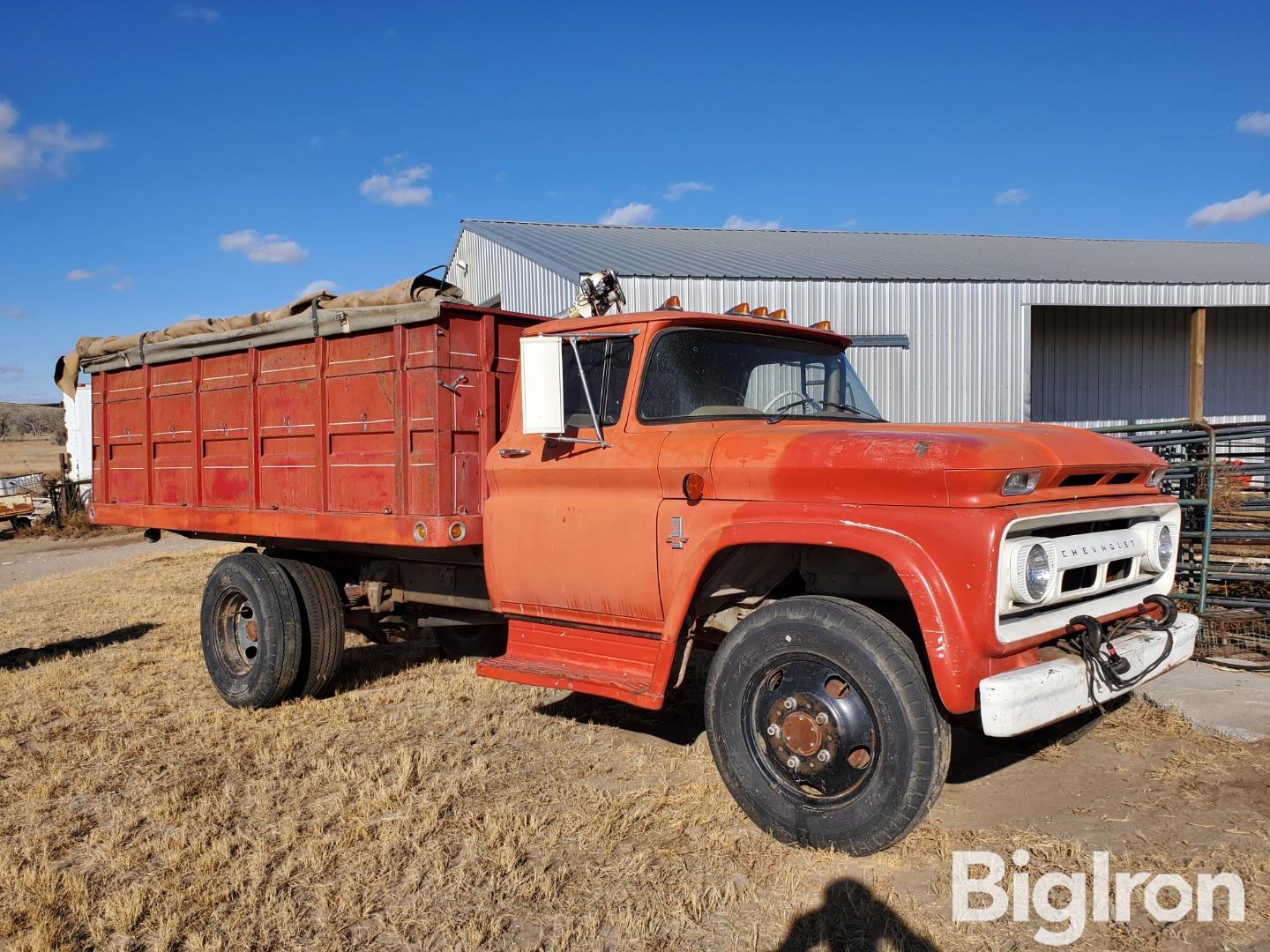 1963 Chevrolet C60 S/A Grain Truck W/Hoist BigIron Auctions