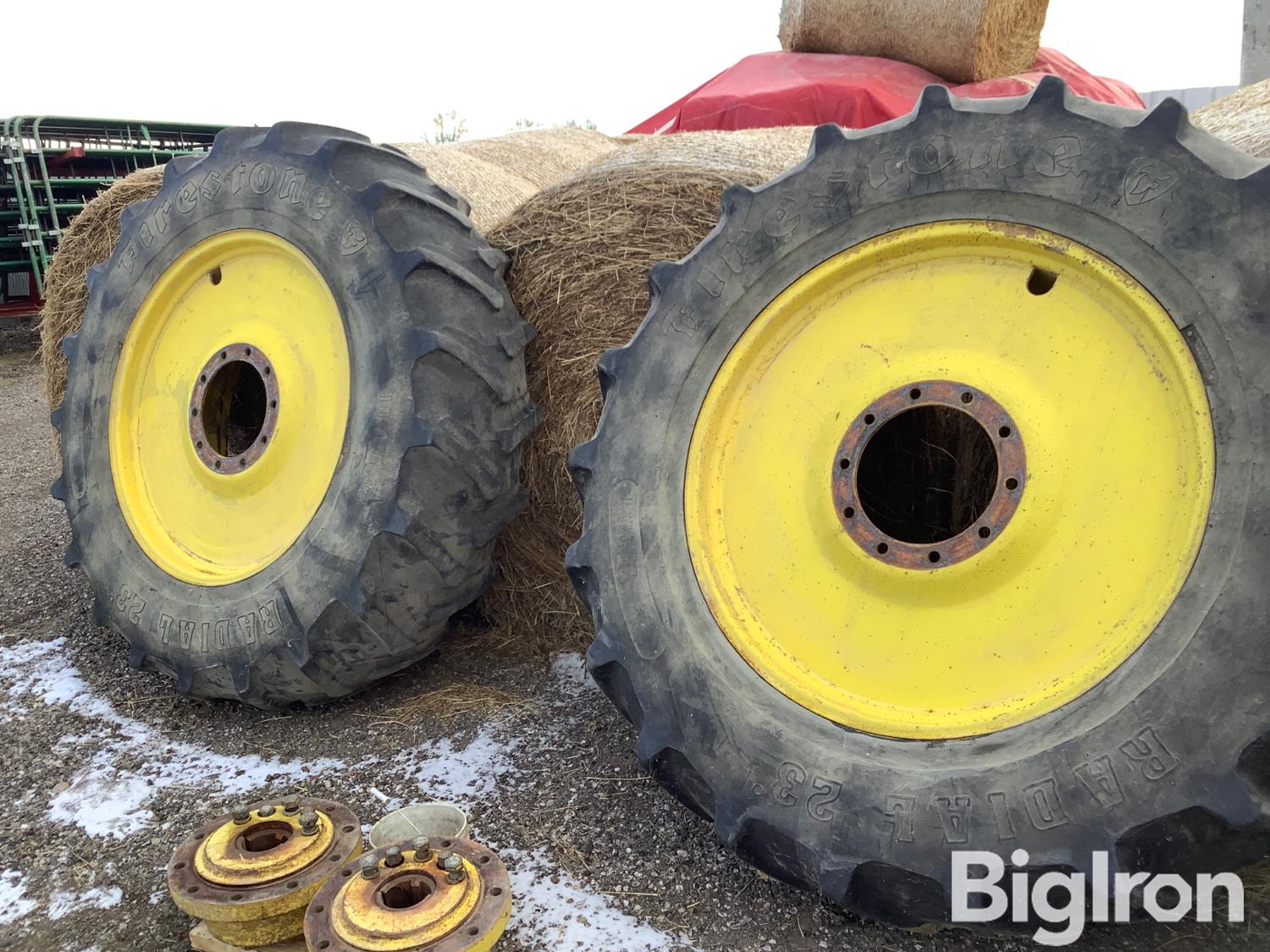 Firestone 18.4R38 Duals & 10 Hole Axle Hubs BigIron Auctions