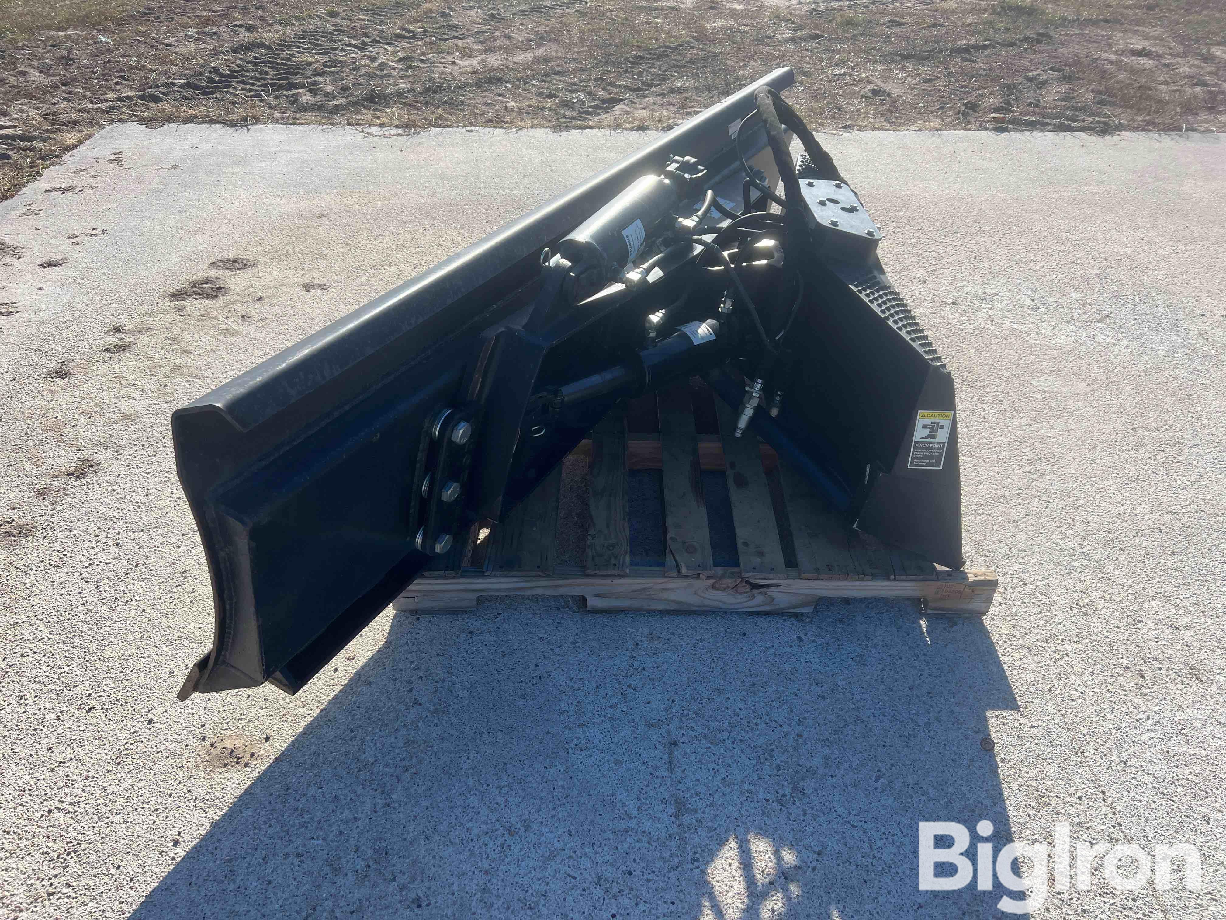 Grouser 1380a5a7 6-way Front Blade Skid Steer Attachment Bigiron Auctions