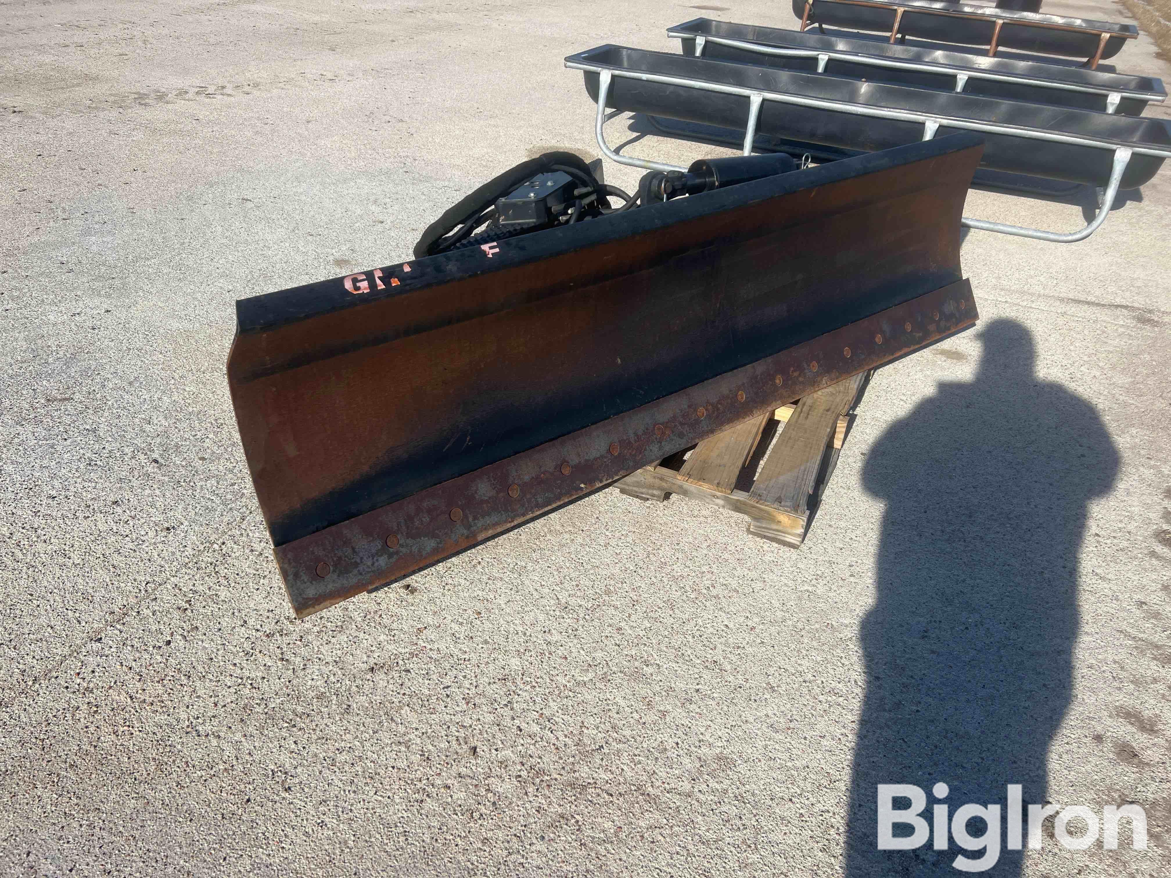 Grouser 1380A5A7 6-Way Front Blade Skid Steer Attachment BigIron Auctions