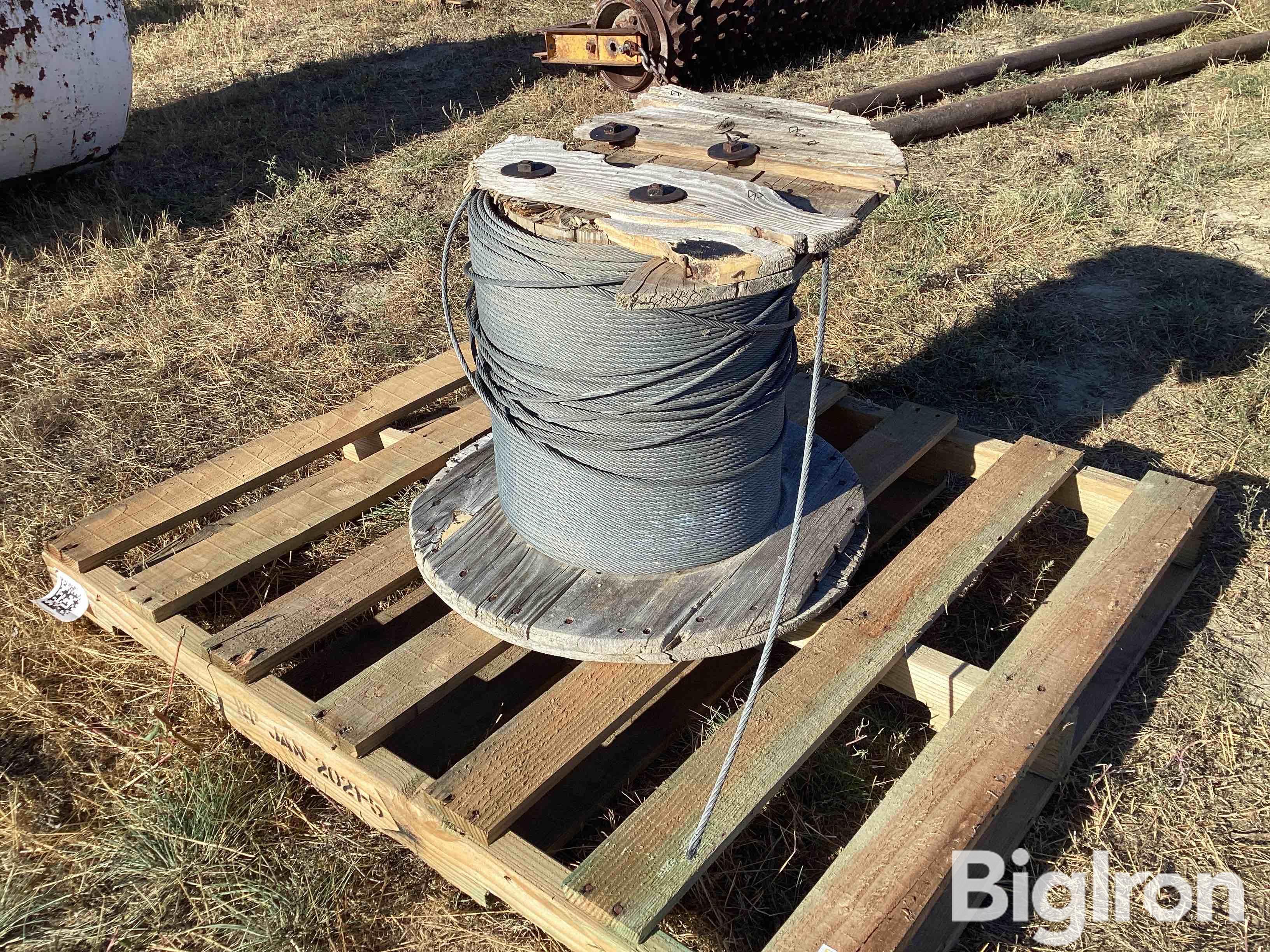 Steel Cable & Wooden Spool BigIron Auctions