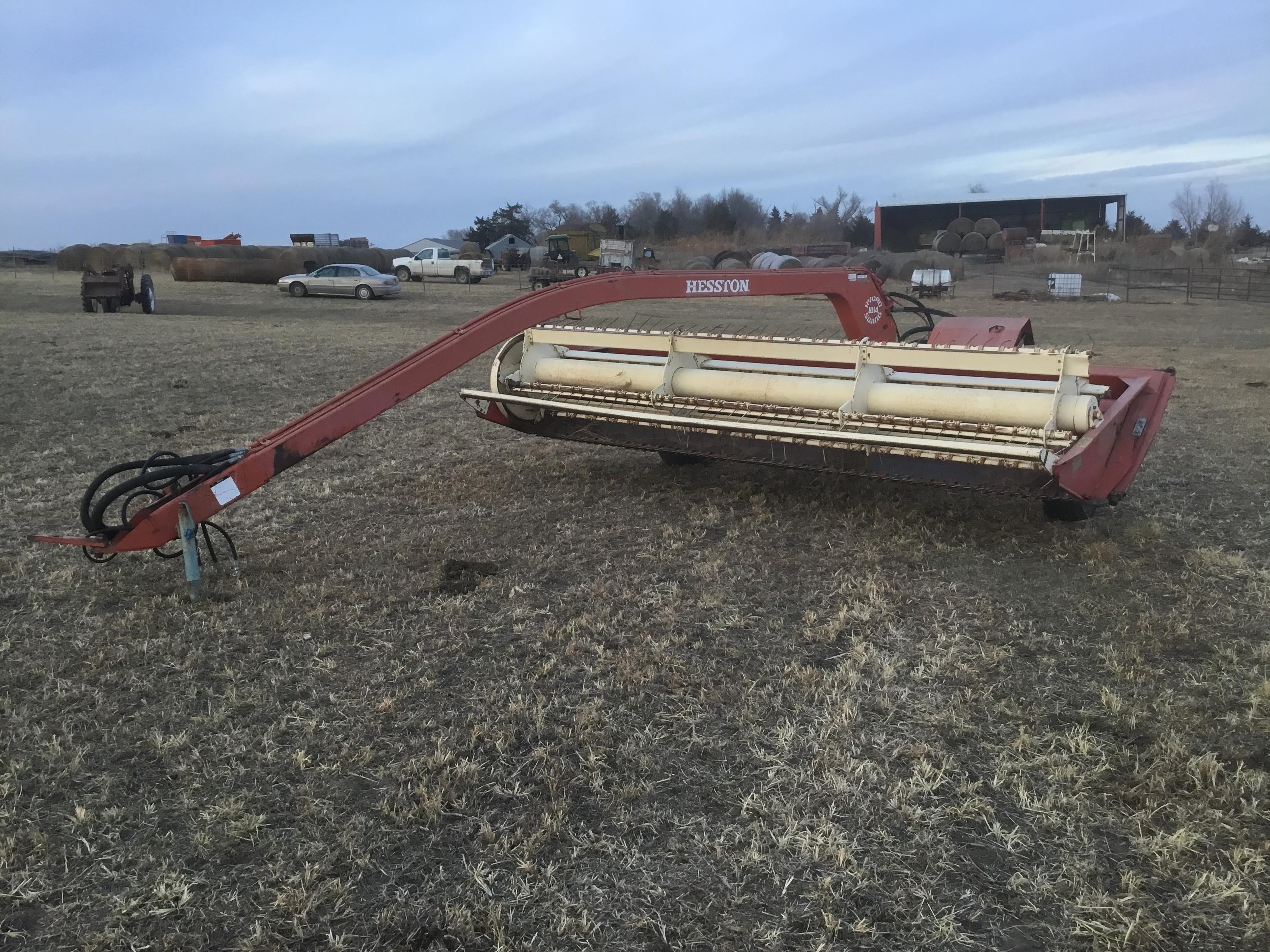 hesston 1014 hydroswing swather