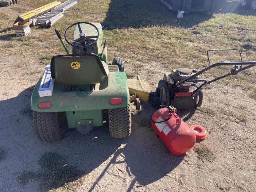 John Deere 112 Lawn Tractor & Craftsman Edger BigIron Auctions