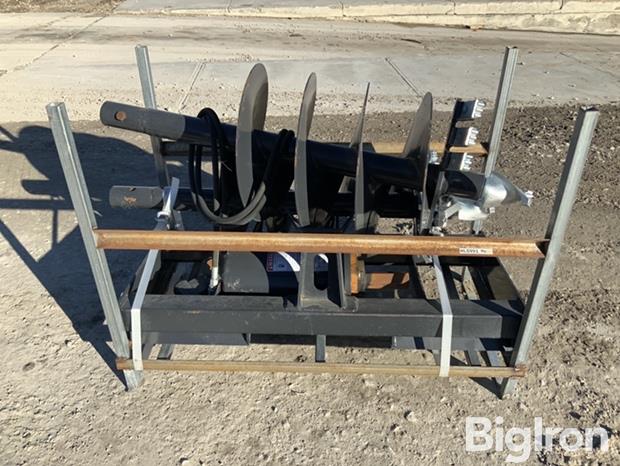 JCT Post Hole Auger Skid Steer Attachment BigIron Auctions