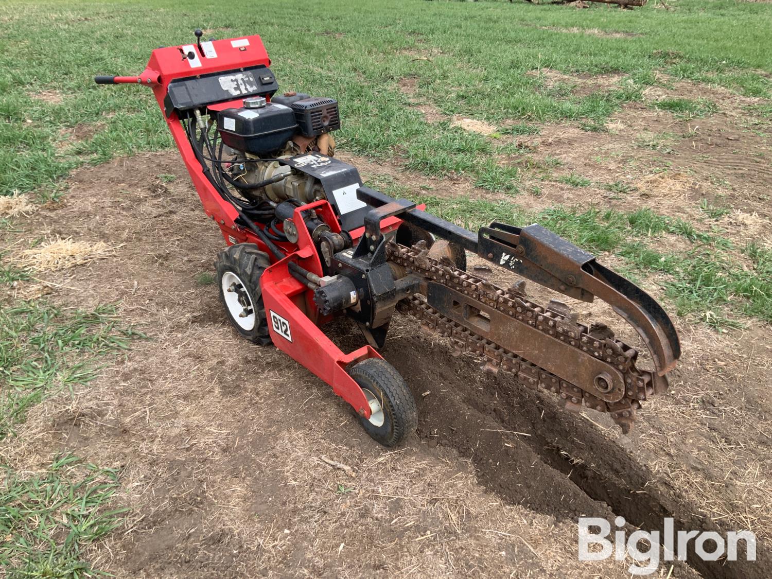 Barreto 912 WalkBehind Trencher W/Trailer BigIron Auctions