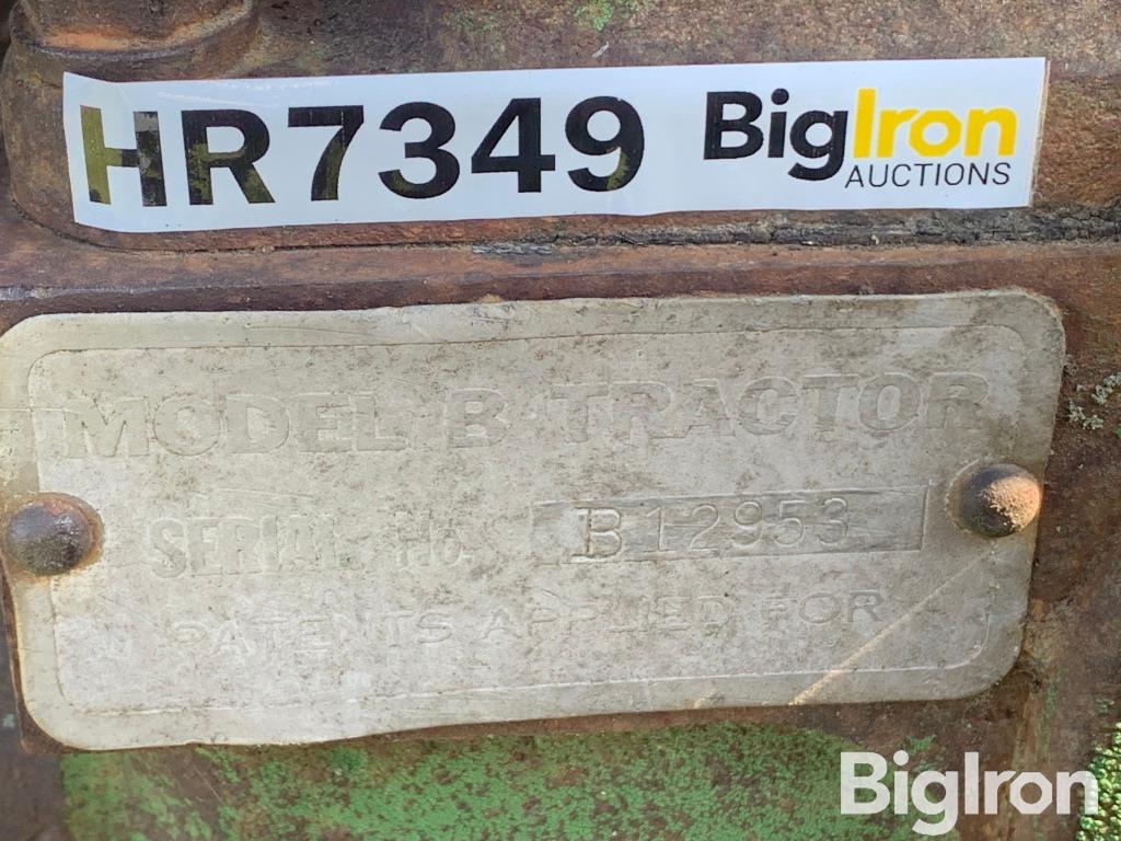 John Deere B 2WD Tractor BigIron Auctions