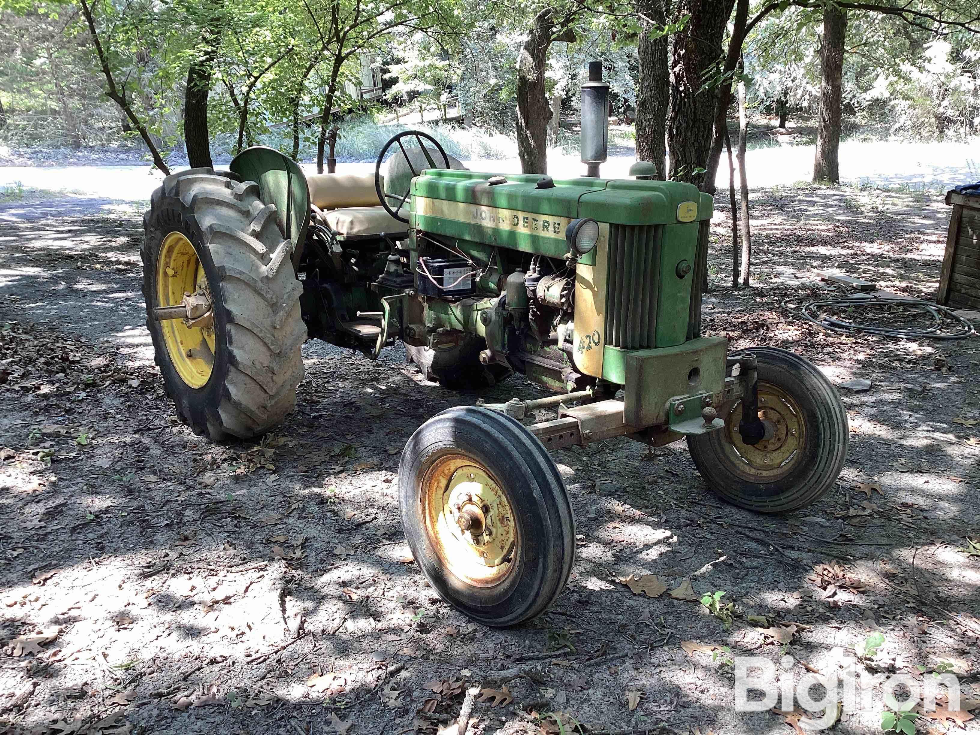 1956 John Deere 420 2wd Tractor Bigiron Auctions