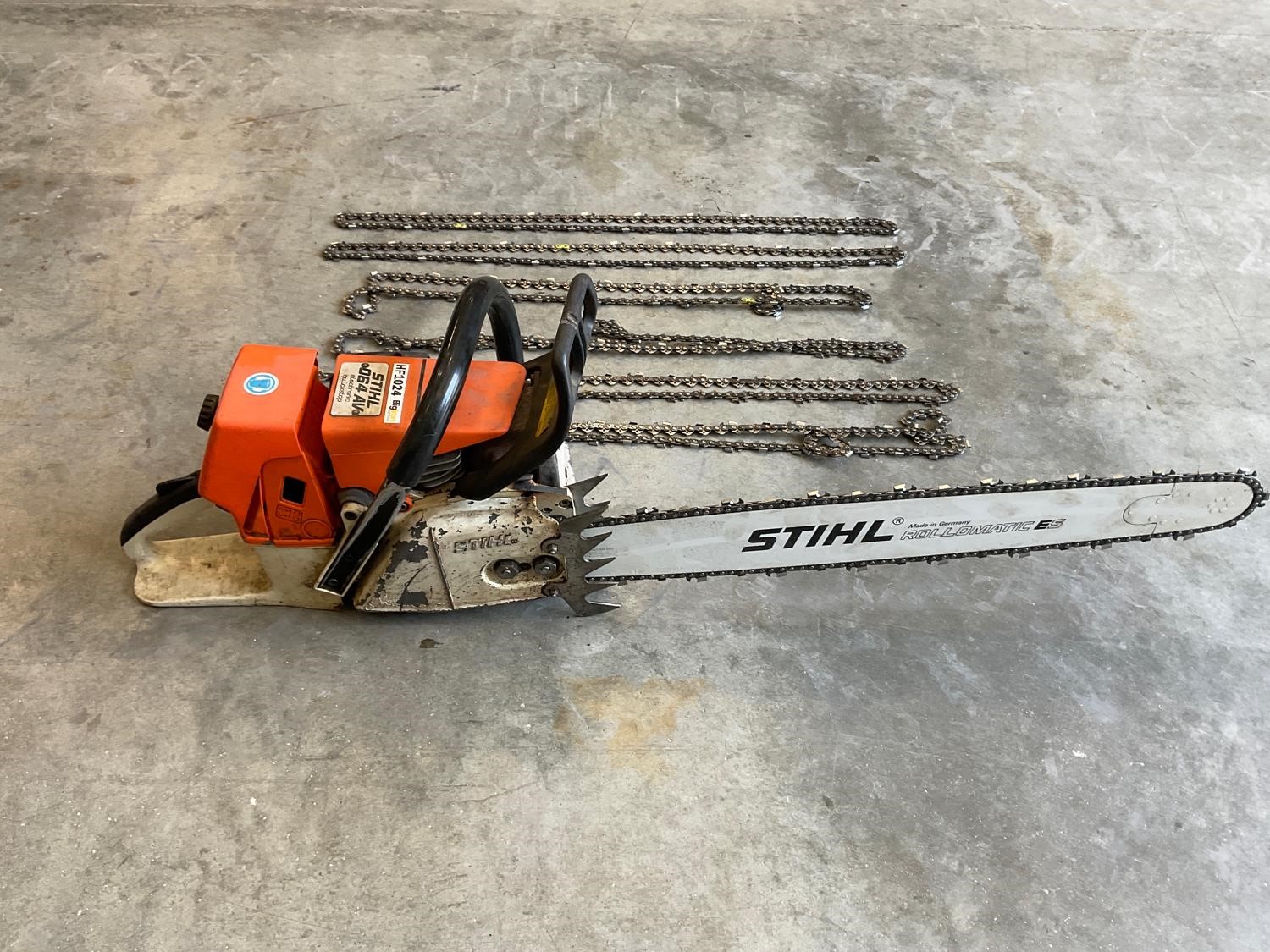 Stihl 064AV Chain Saw W/ Spare Chains BigIron Auctions